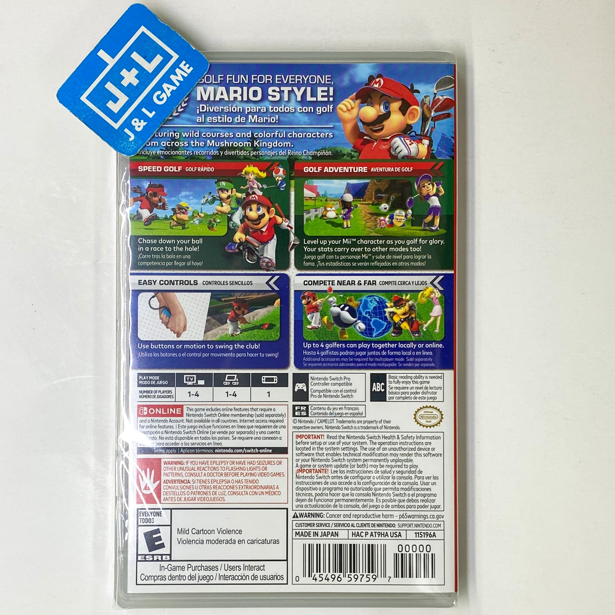 Mario Golf: Super Rush - (NSW) Nintendo Switch Video Games Nintendo   