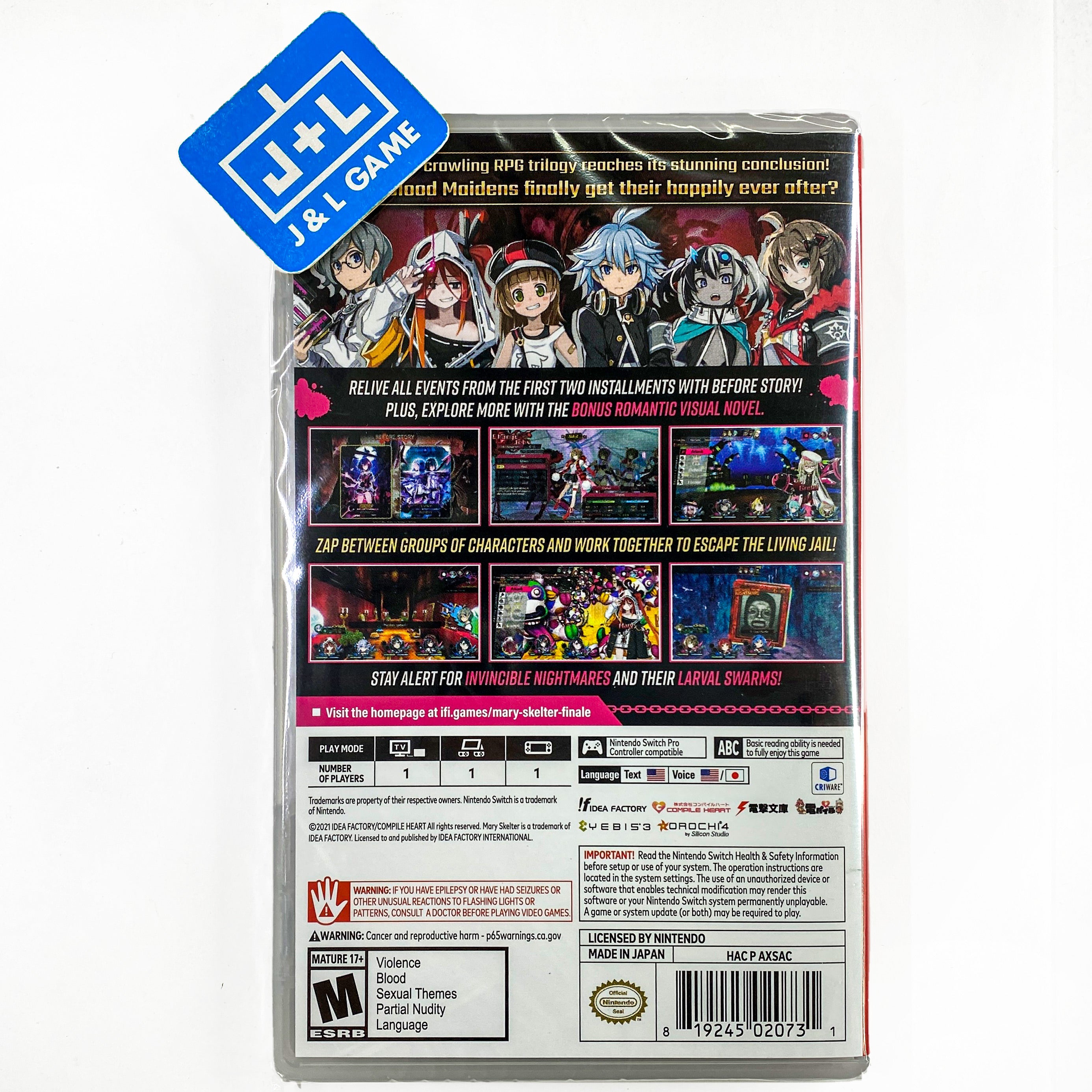 Mary Skelter Finale - (NSW) Nintendo Switch Video Games Idea Factory International   