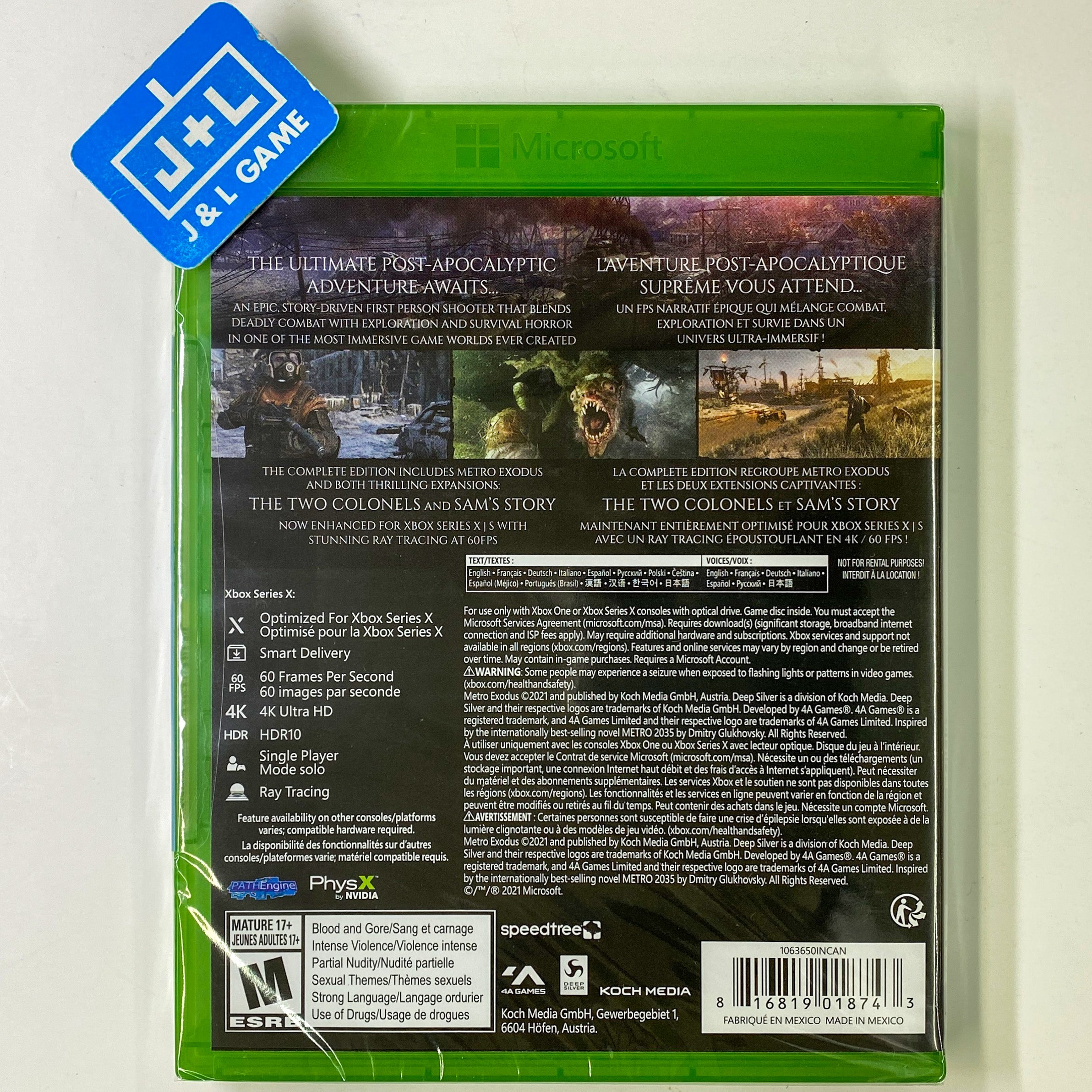 Metro Exodus: Complete Edition - (XSX) Xbox Series X | J&L Game