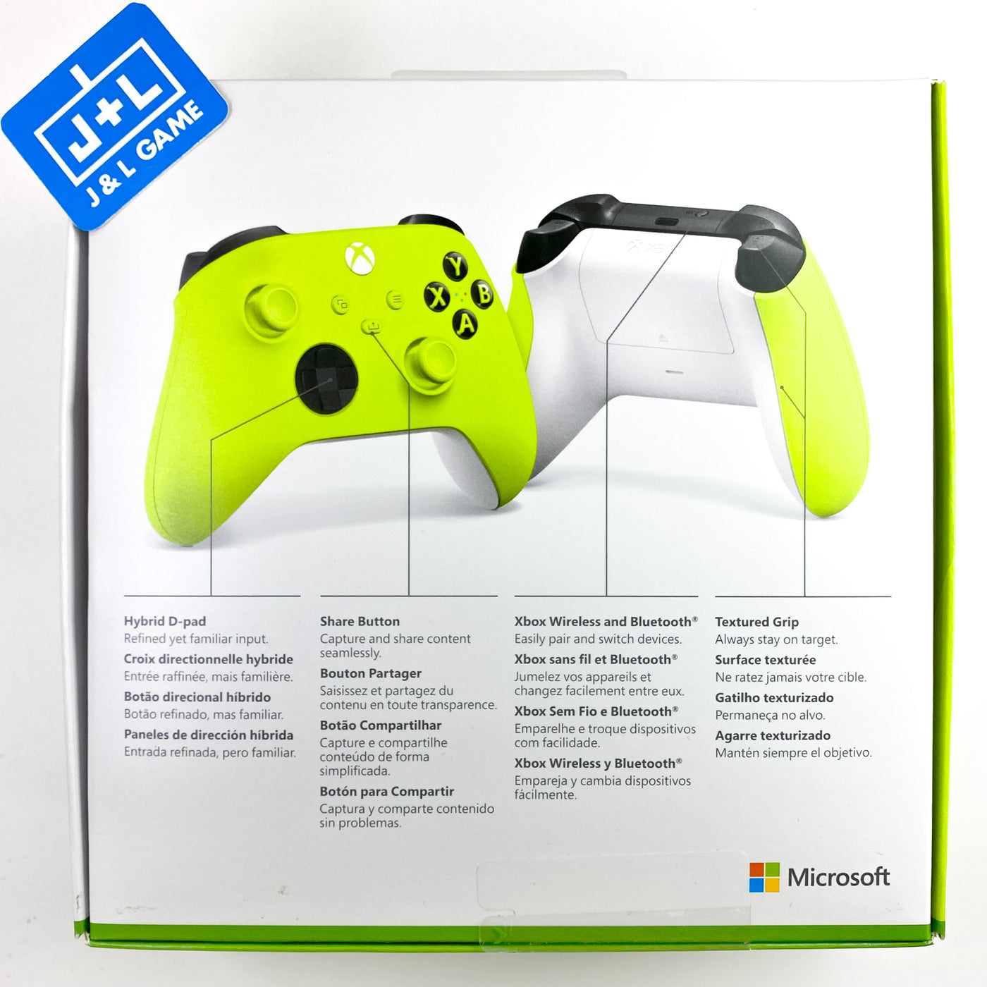 Microsoft Xbox Series X Wireless Controller ( Electric Volt ) - (XSX) | J&L  Game