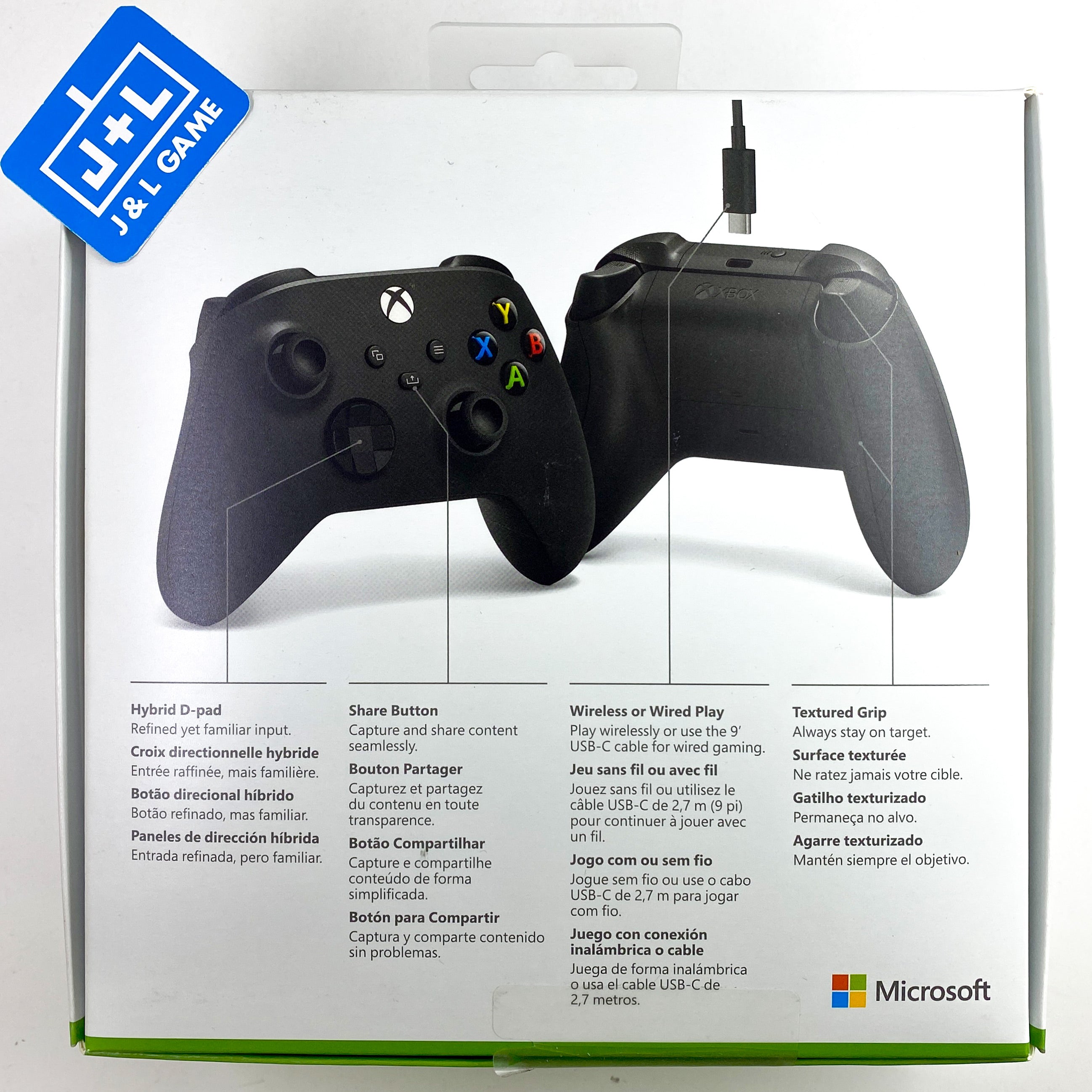 Microsoft Xbox Series X Wireless Controller + USB-C Cable - (XSX) Xbox Series X Accessories Microsoft   