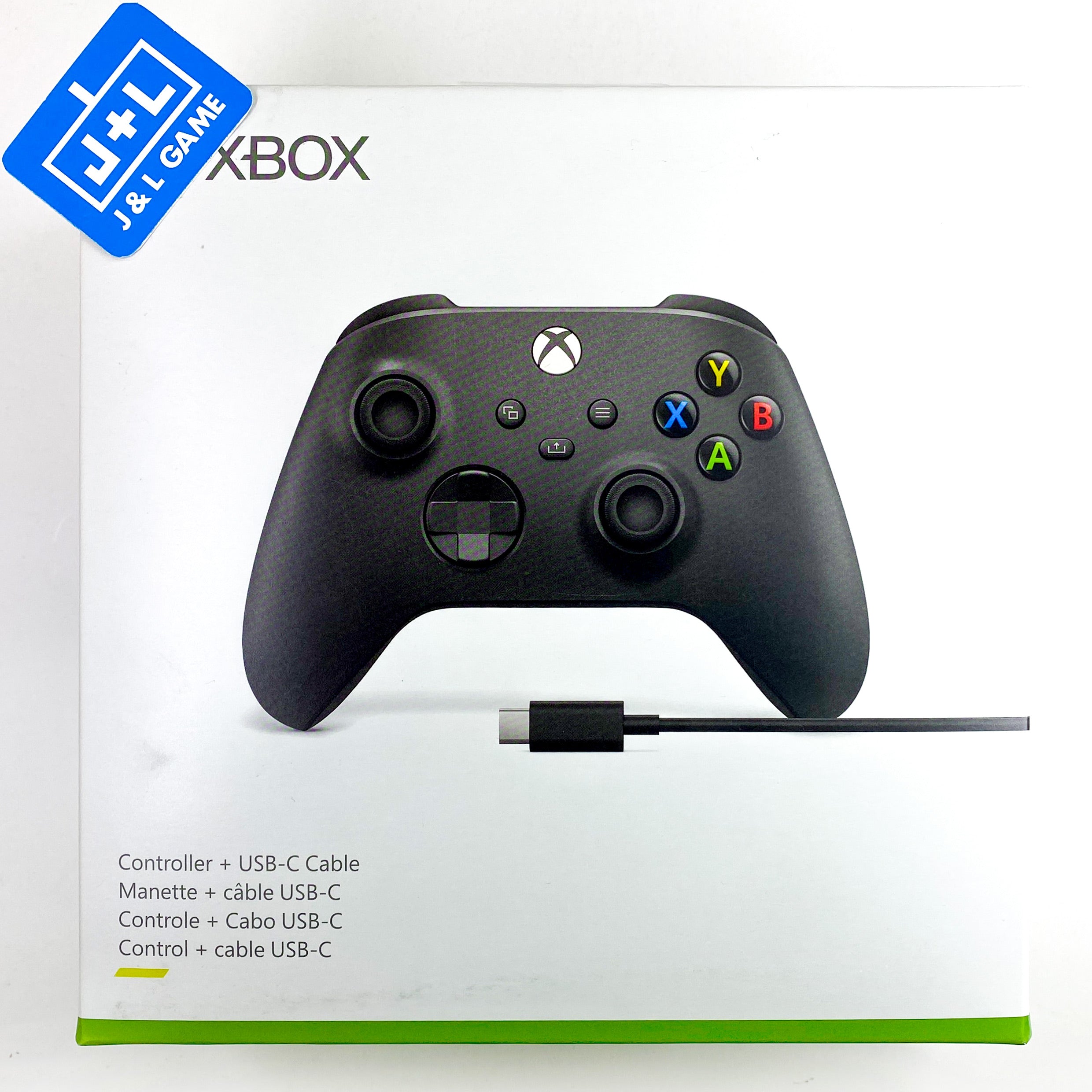 Microsoft Xbox Series X Wireless Controller (Carbon Black + USBC Cabl