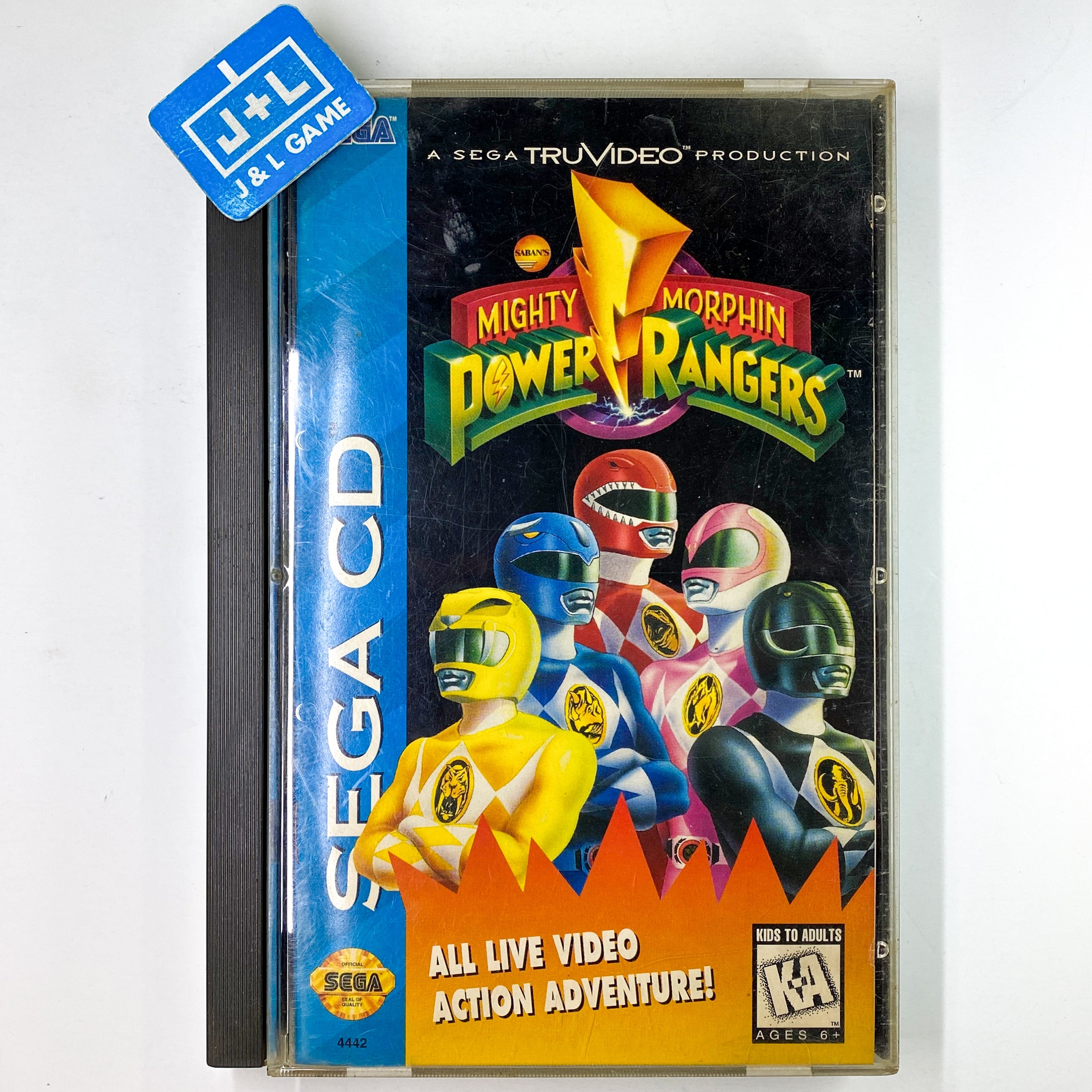Mighty Morphin Power Rangers - SEGA CD [Pre-Owned] Video Games Sega   