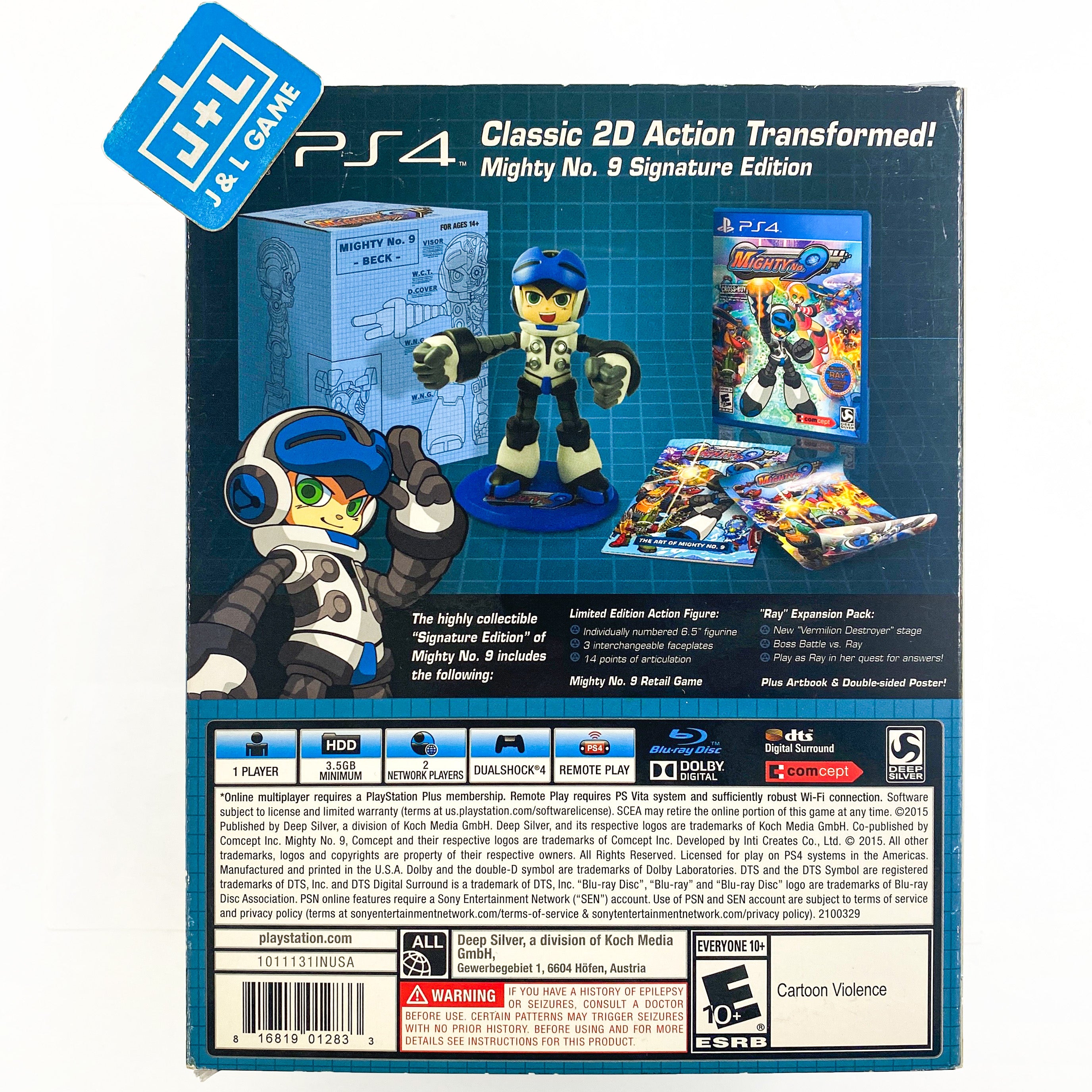 Mighty No. 9 (Signature Edition) - (PS4) PlayStation 4 Video Games Deep Silver   