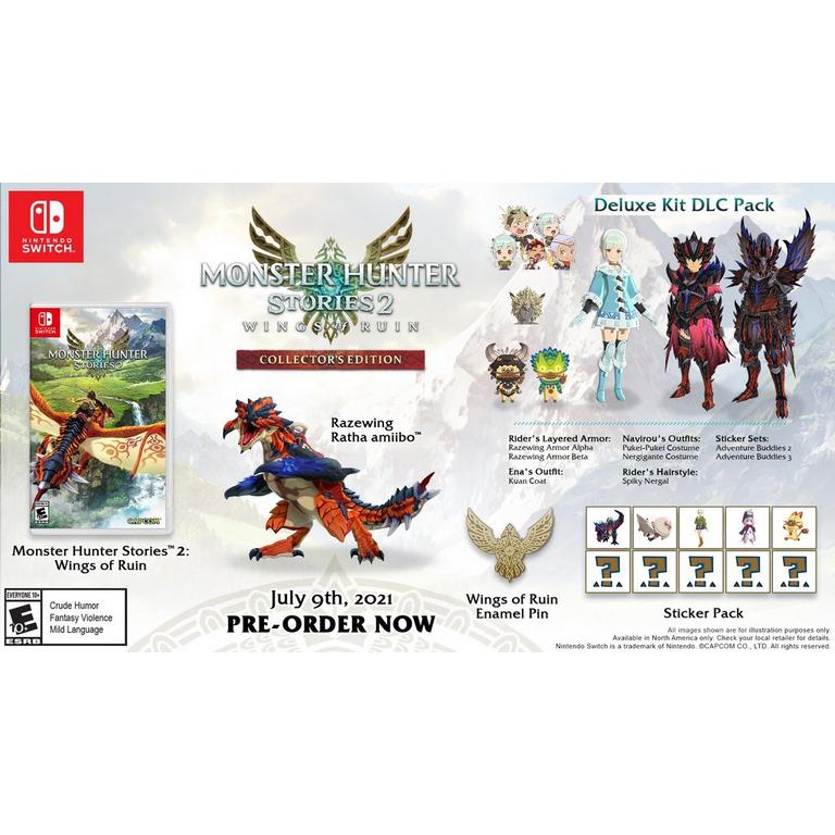 Monster Hunter Stories 2: Wings of Ruin Collector's Edition - (NSW) Nintendo Switch Video Games Capcom   