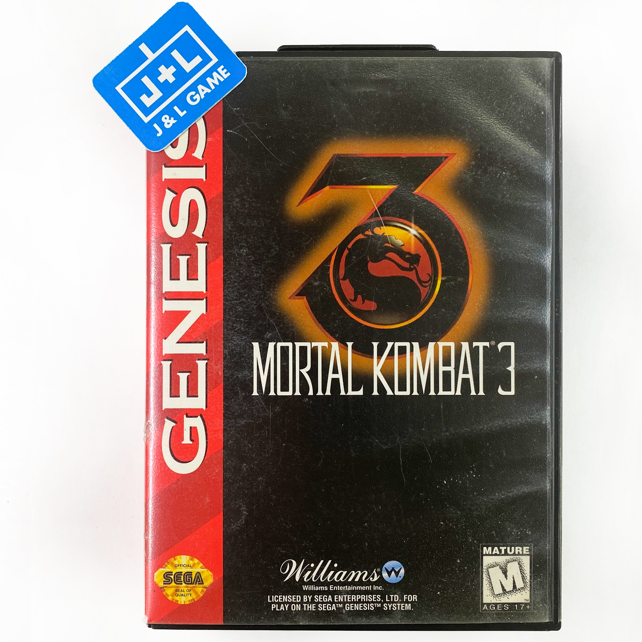 Mortal Kombat 3 - (SG) SEGA Genesis [Pre-Owned] Video Games Williams   