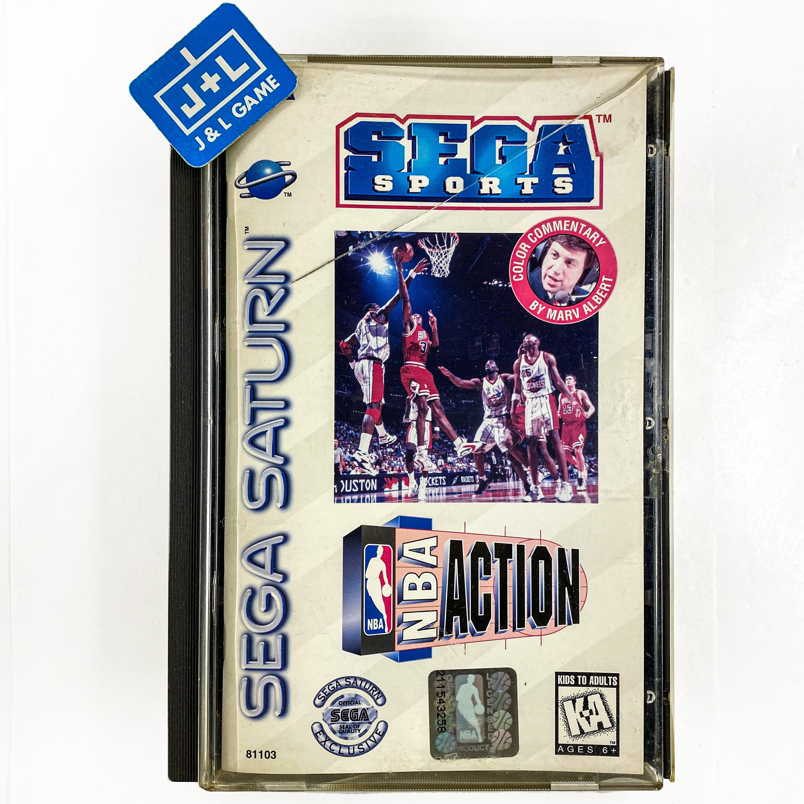 NBA Action - (SS) SEGA Saturn [Pre-Owned] Video Games Sega   