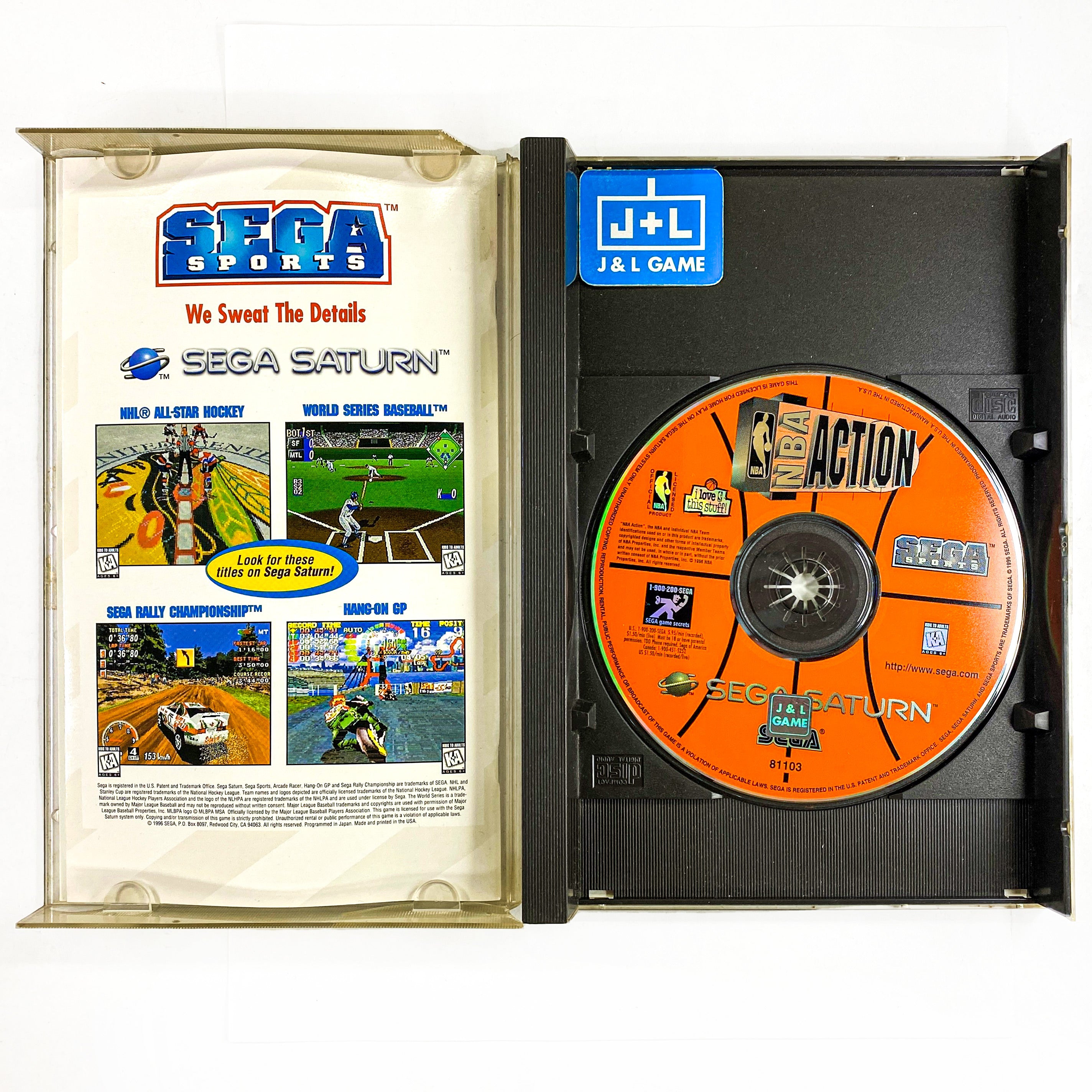 NBA Action - (SS) SEGA Saturn [Pre-Owned] Video Games Sega   