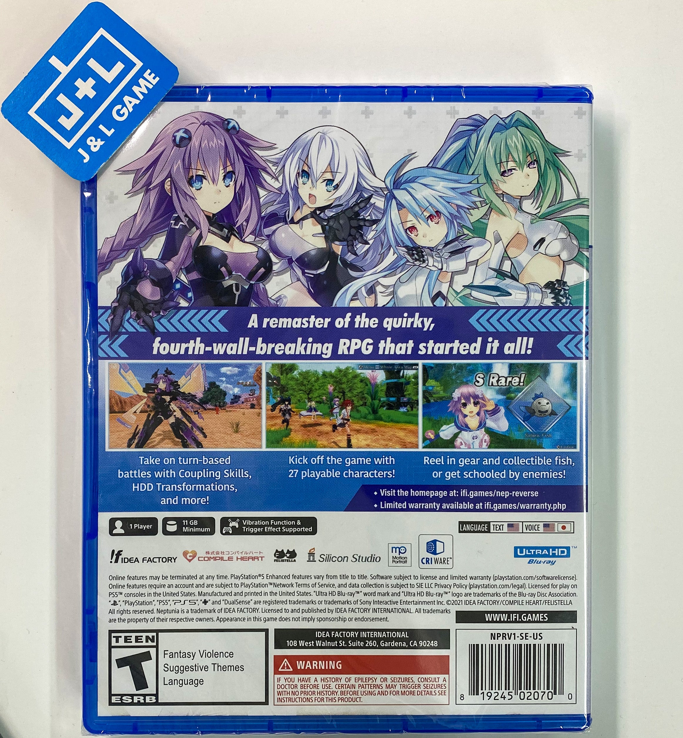 Neptunia ReVerse - (PS5) PlayStation 5 Video Games Idea Factory International   