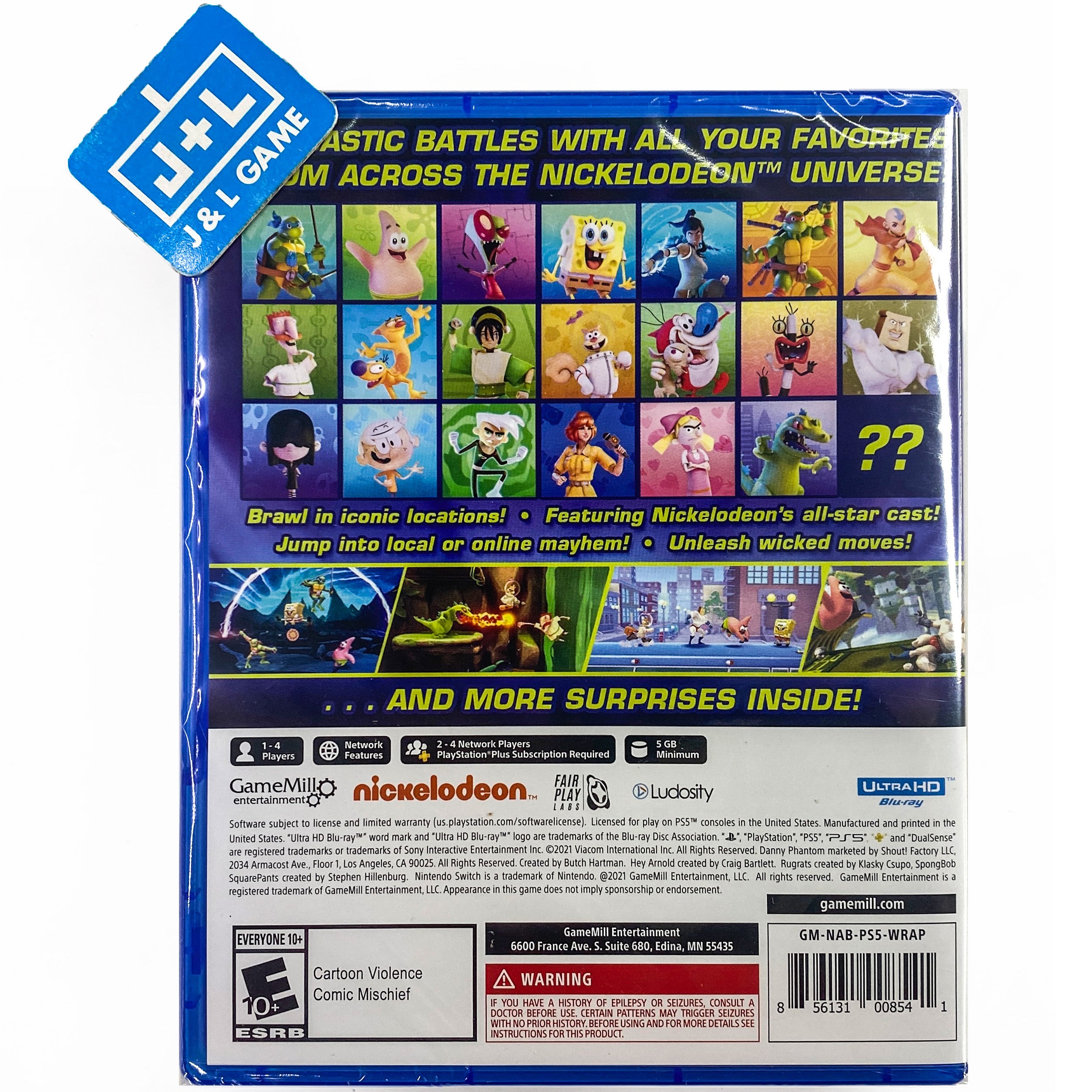 Nickelodeon All Star Brawl - (PS5) PlayStation 5 Video Games Game Mill   