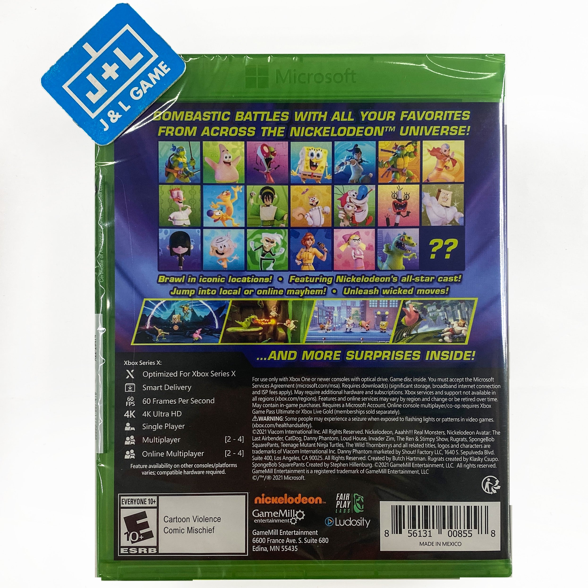 Nickelodeon All Star Brawl - (XSX) Xbox Series X Video Games Game Mill   