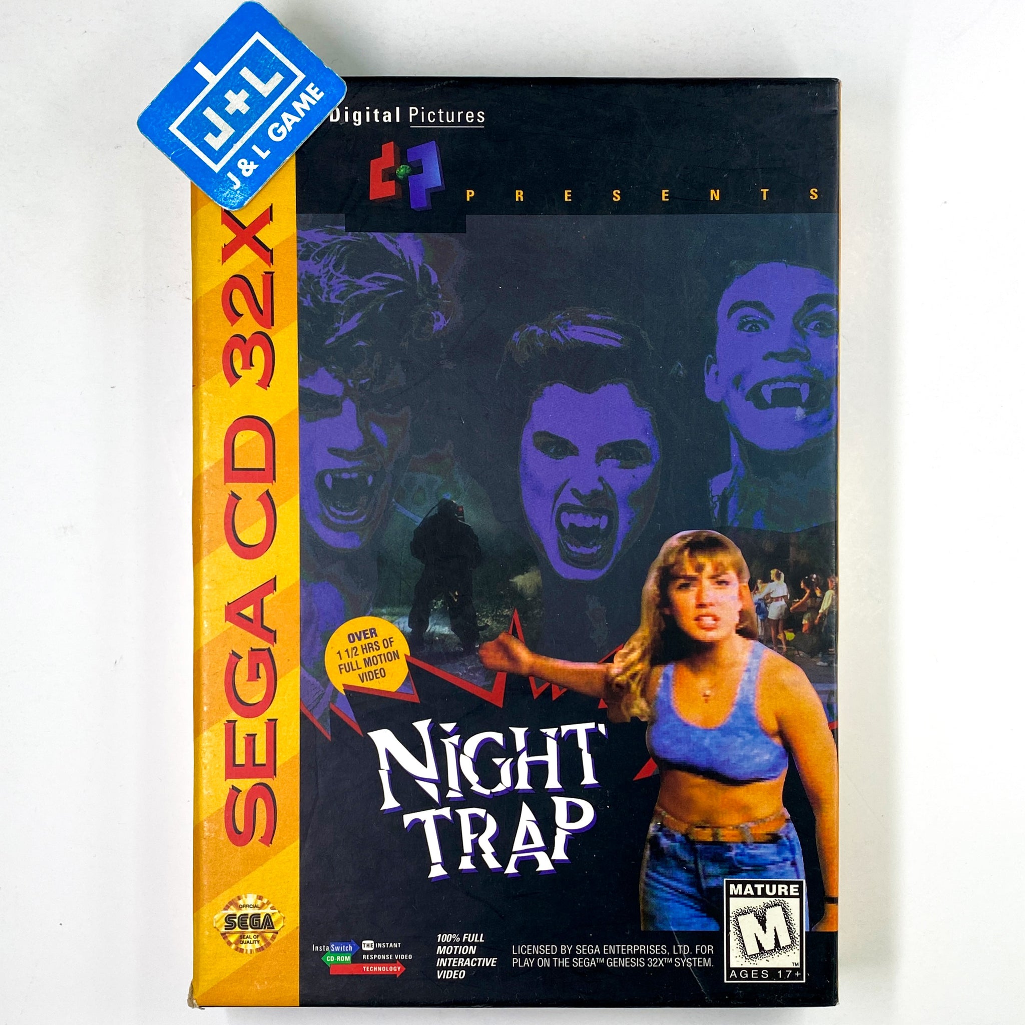 Night Trap - SEGA CD 32X [Pre-Owned] Video Games Digital Pictures   