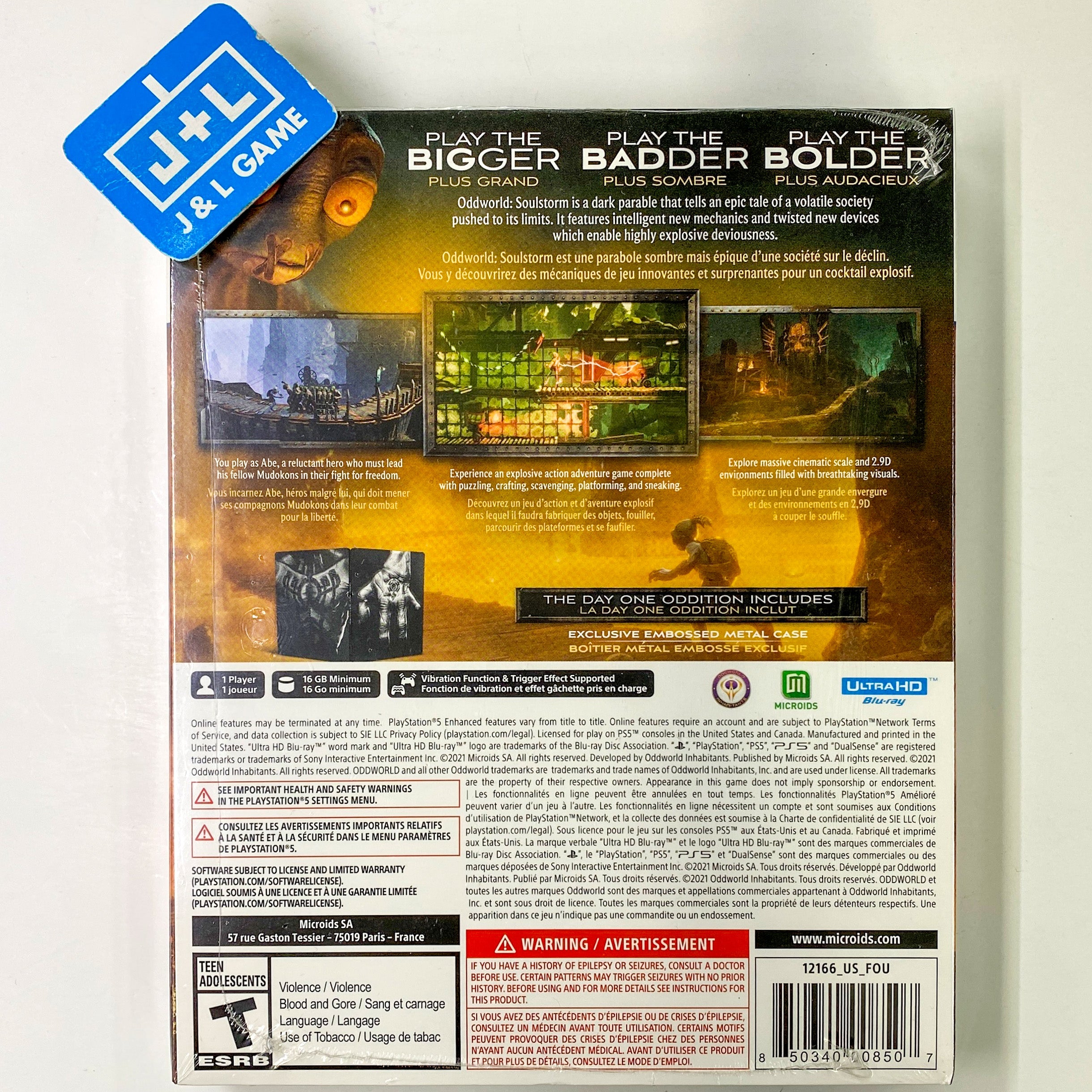 Oddworld: Soulstorm Day One Oddition - (PS5) PlayStation 5 Video Games Microids   