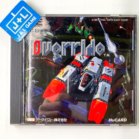 Override - PC-Engine (Japanese Import) [Pre-Owned] Video Games Data East   