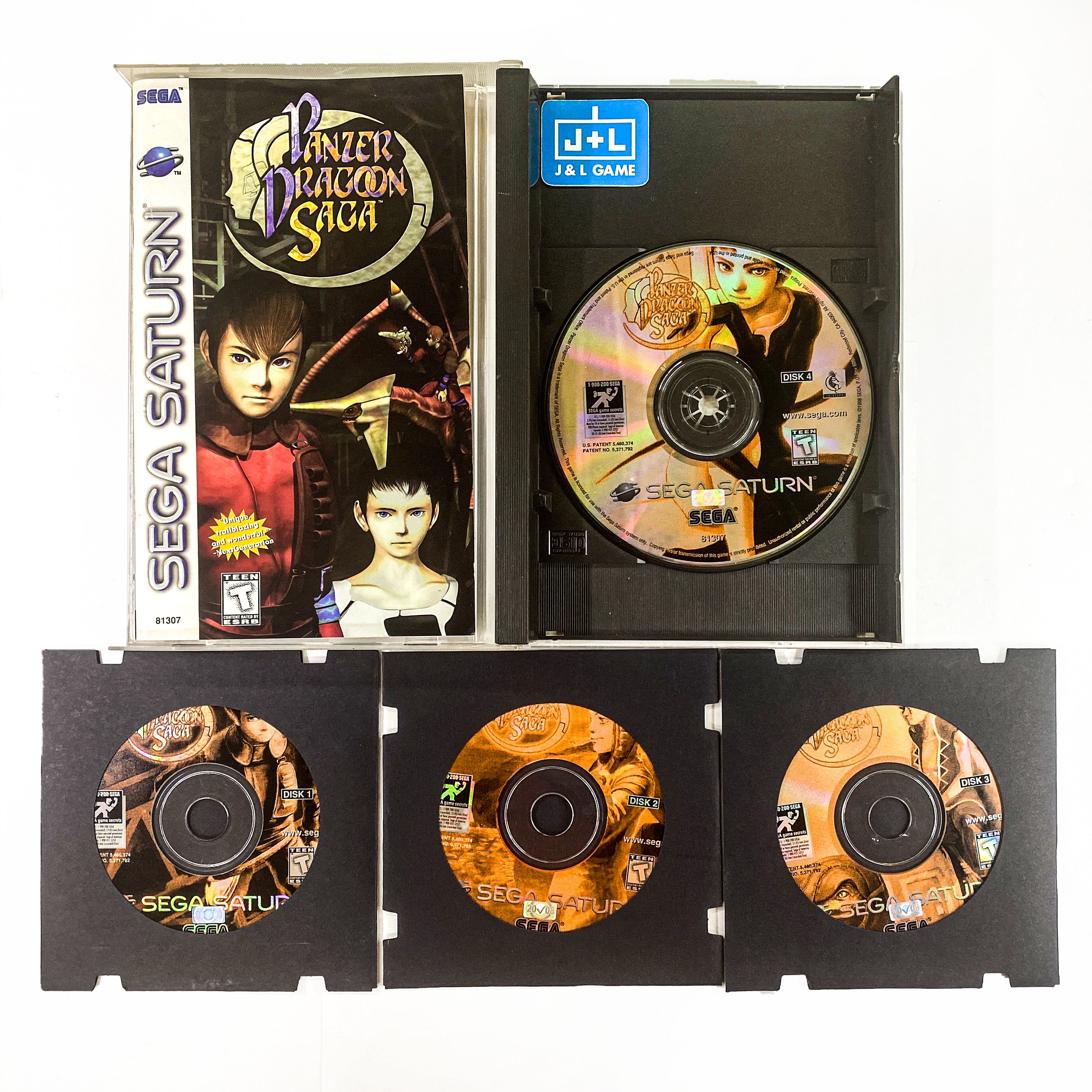 Panzer Dragoon Saga - (SS) SEGA Saturn [Pre-Owned] Video Games Sega   