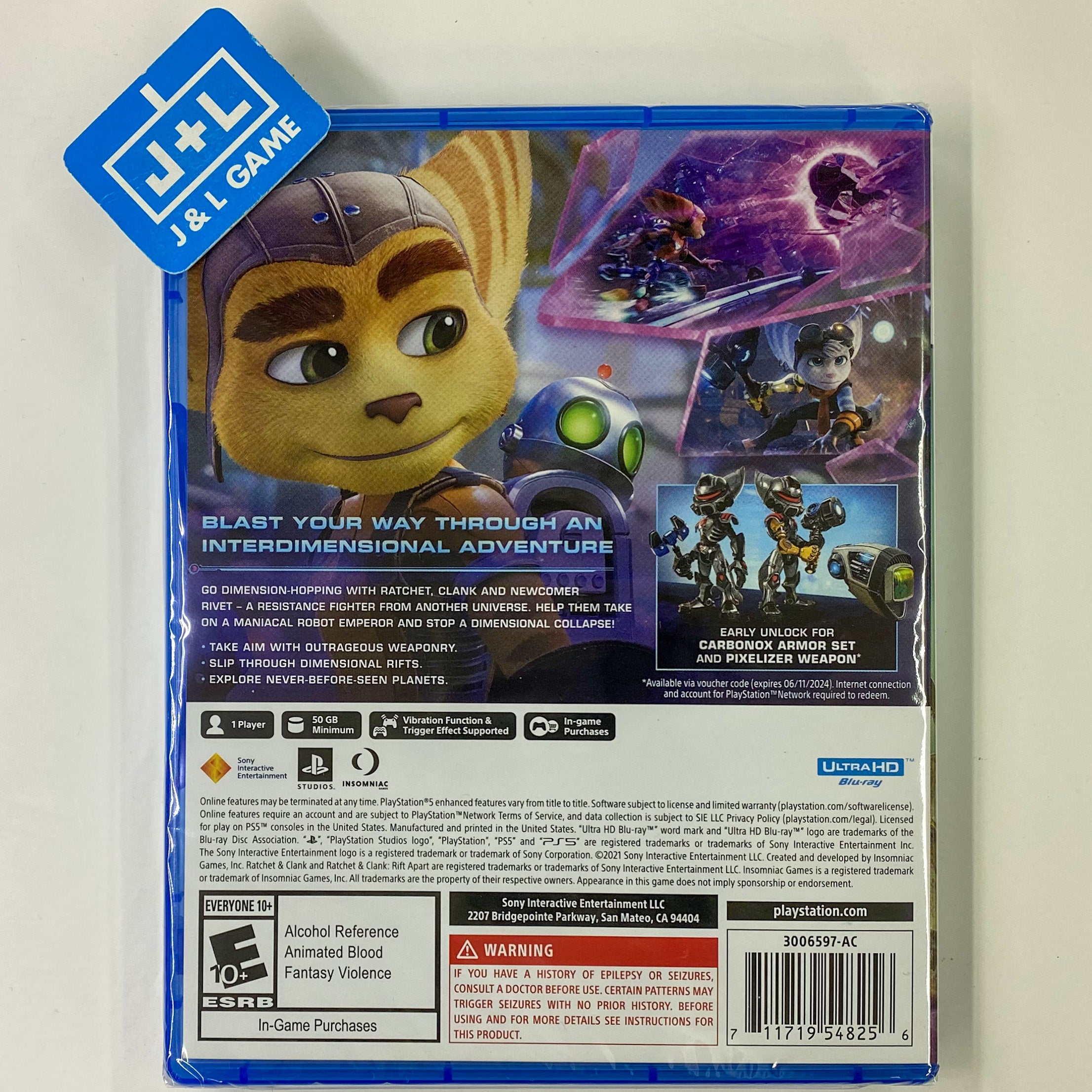 Ratchet & Clank: Rift Apart Launch Edition - (PS5) PlayStation 5