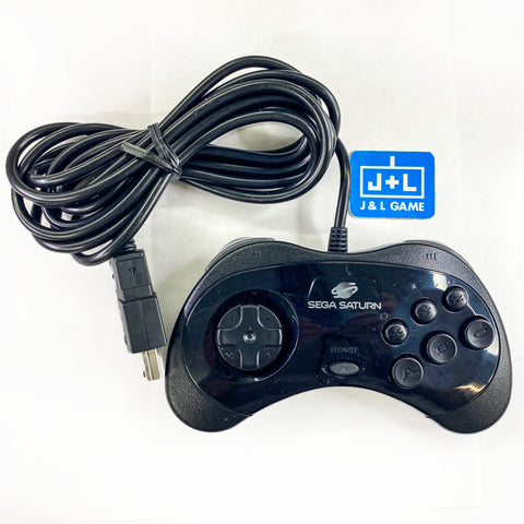 Sega Saturn Official Controller Pad (Black) - (SS) Sega Saturn [Pre-Owned] Accessories SEGA   