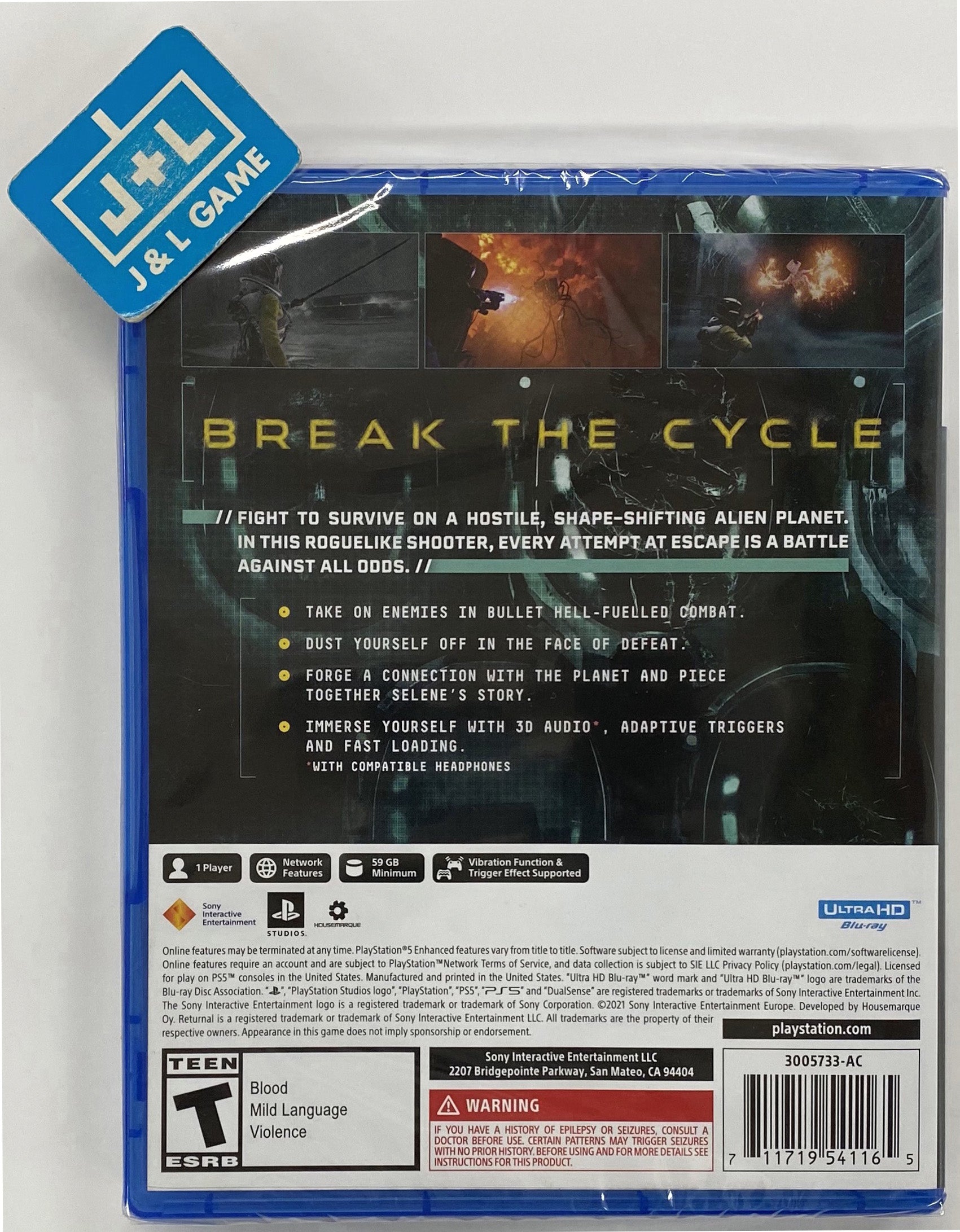 Returnal - (PS5) PlayStation 5 Video Games PlayStation Studios   