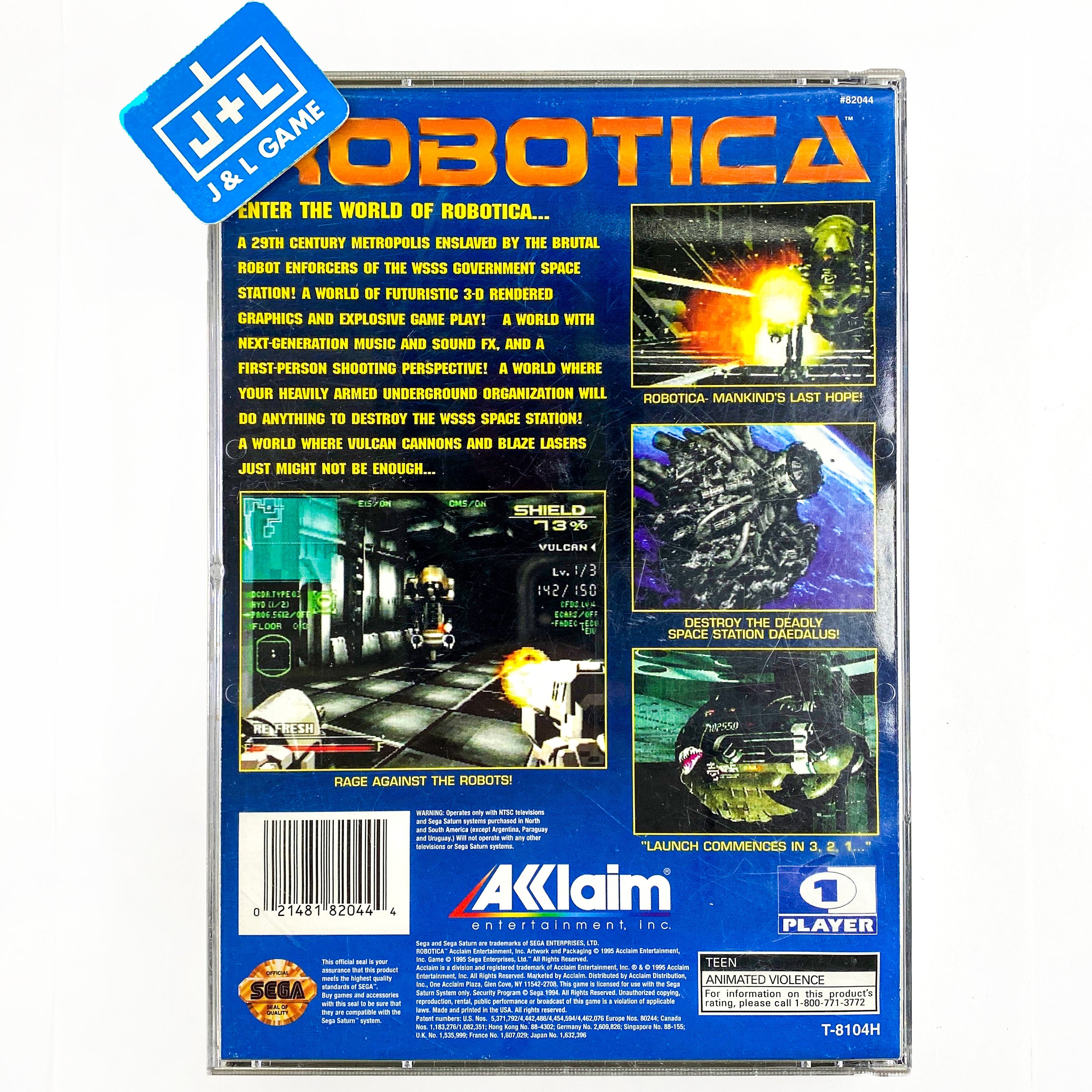 Robotica - (SS) SEGA Saturn [Pre-Owned] Video Games Acclaim   