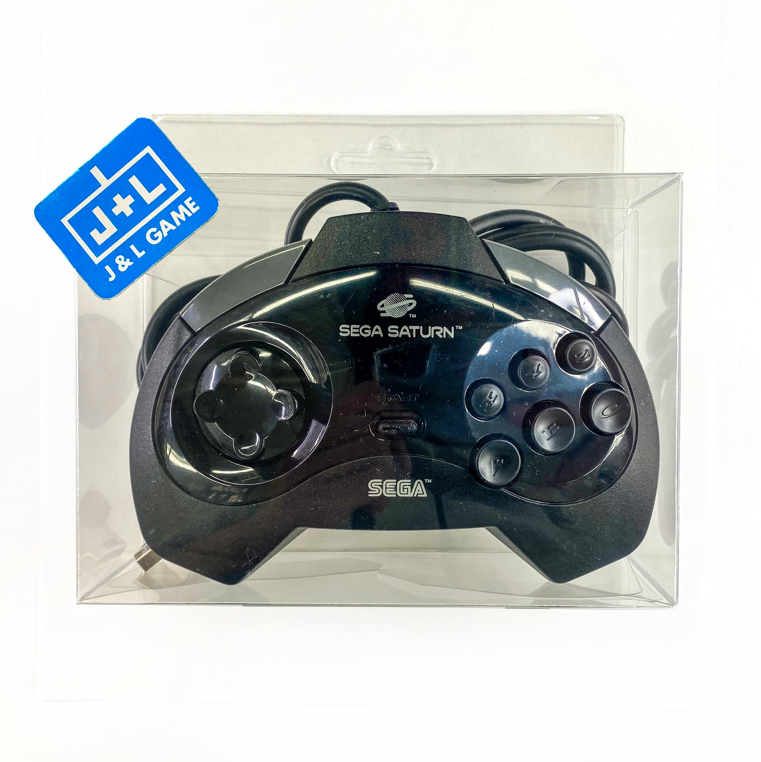 Sega Saturn Official Controller Pad (Original Black) - (SS) SEGA Saturn [Pre-Owned] Accessories SEGA   