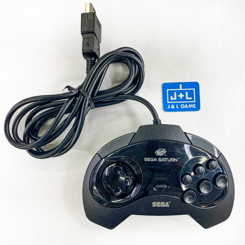 Sega Saturn Official Controller Pad (Original Black) - (SS) SEGA Saturn [Pre-Owned] Accessories SEGA   