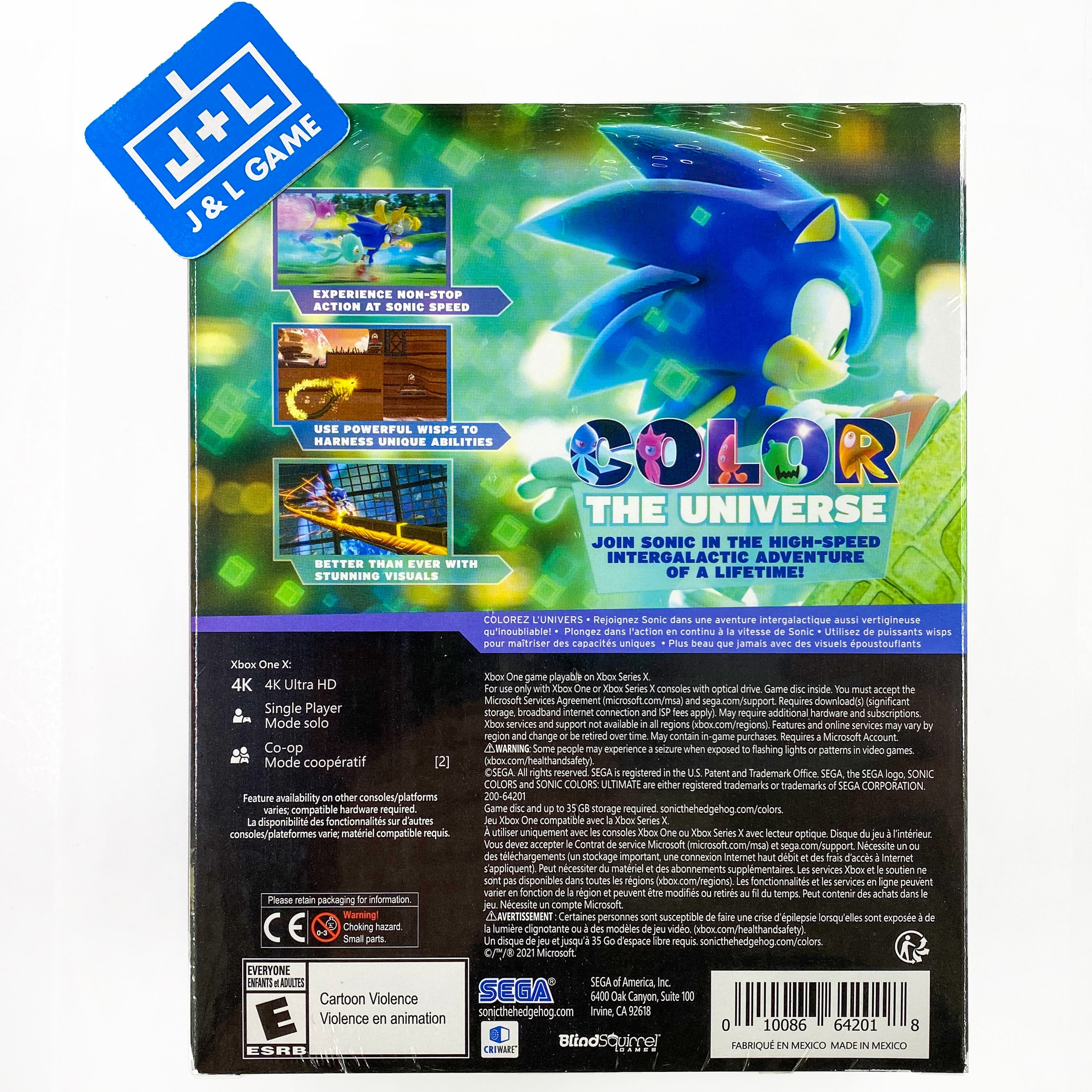 Sonic Colors Ultimate: Launch Edition - (XSX) Xbox Series X Video Games SEGA   