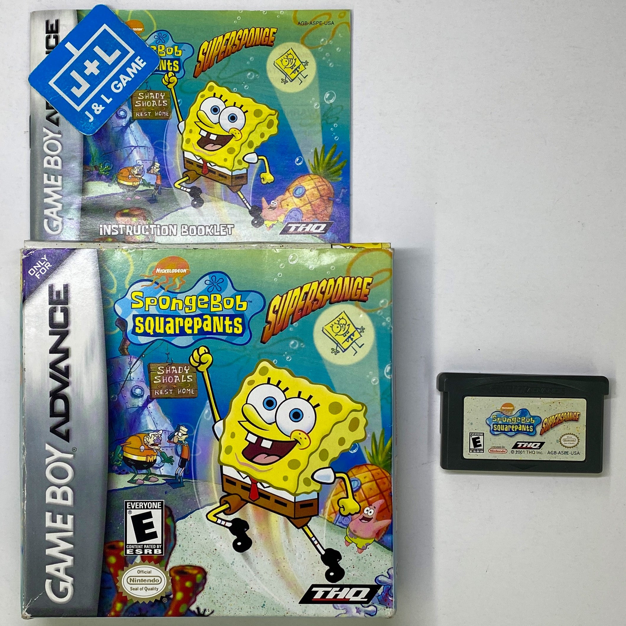 SpongeBob SquarePants: SuperSponge - (GBA) Game Boy Advance [Pre-Owned] Video Games THQ   