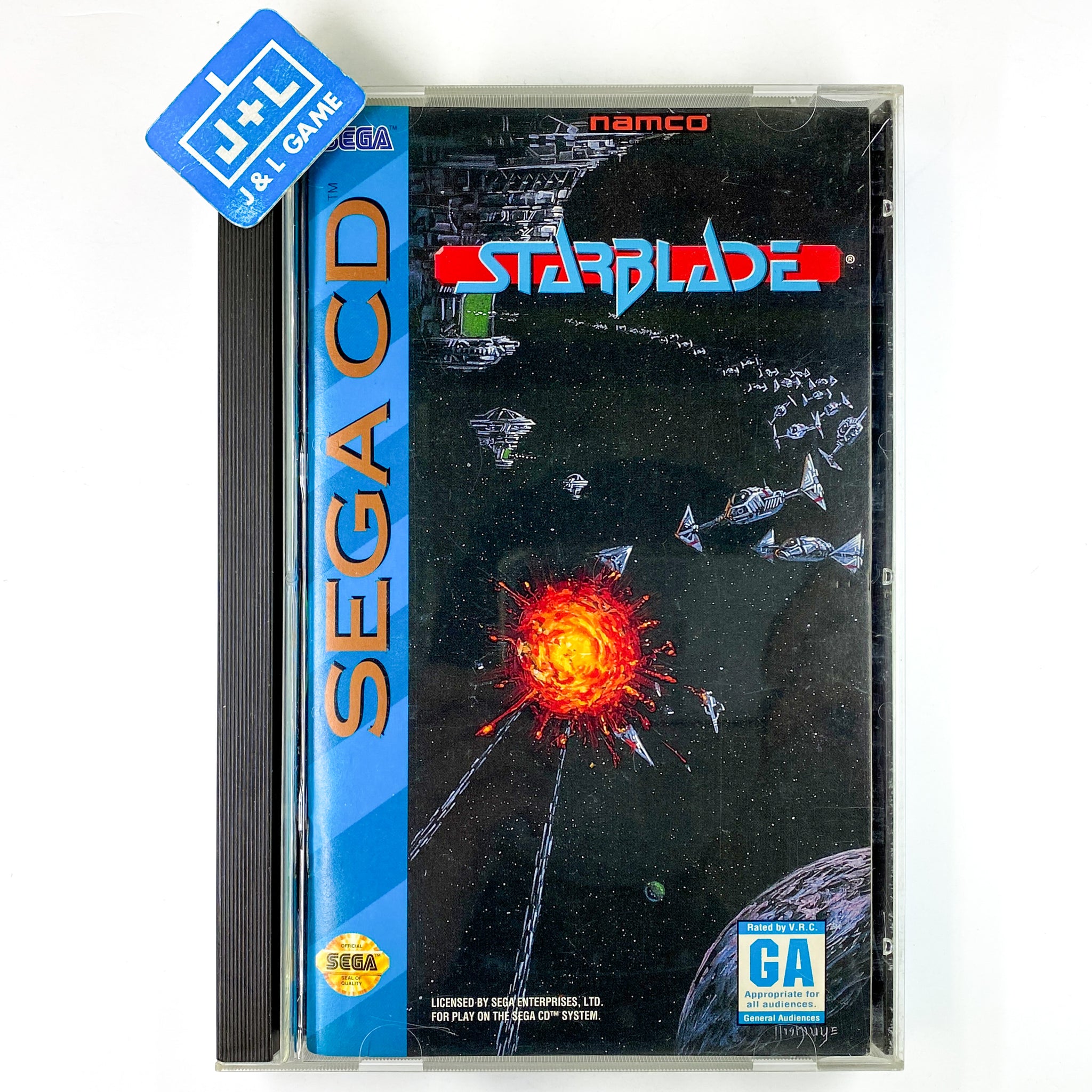 Starblade - SEGA CD [Pre-Owned] Video Games Namco   