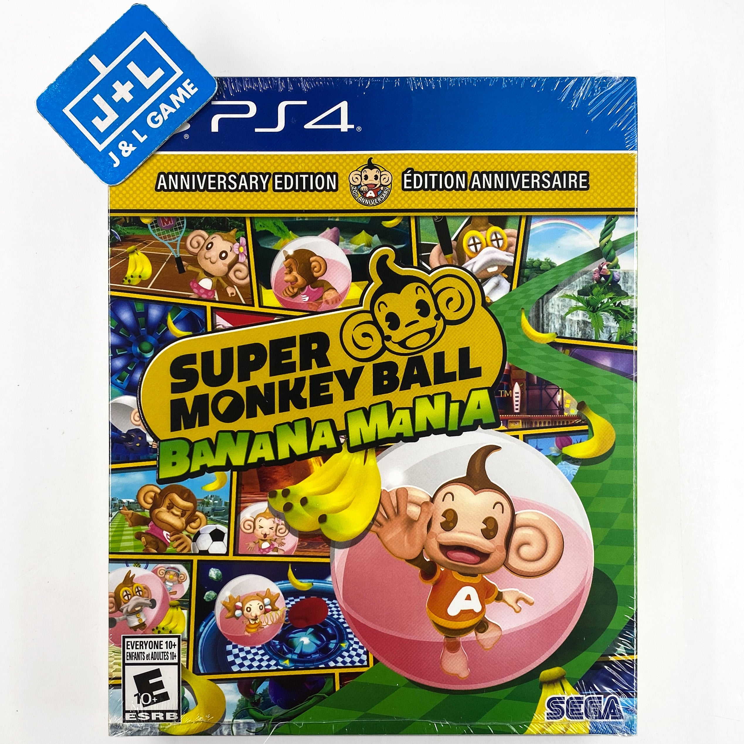 Super Monkey Ball Banana Mania: Anniversary Launch Edition - PlayStation 4 Video Games SEGA   