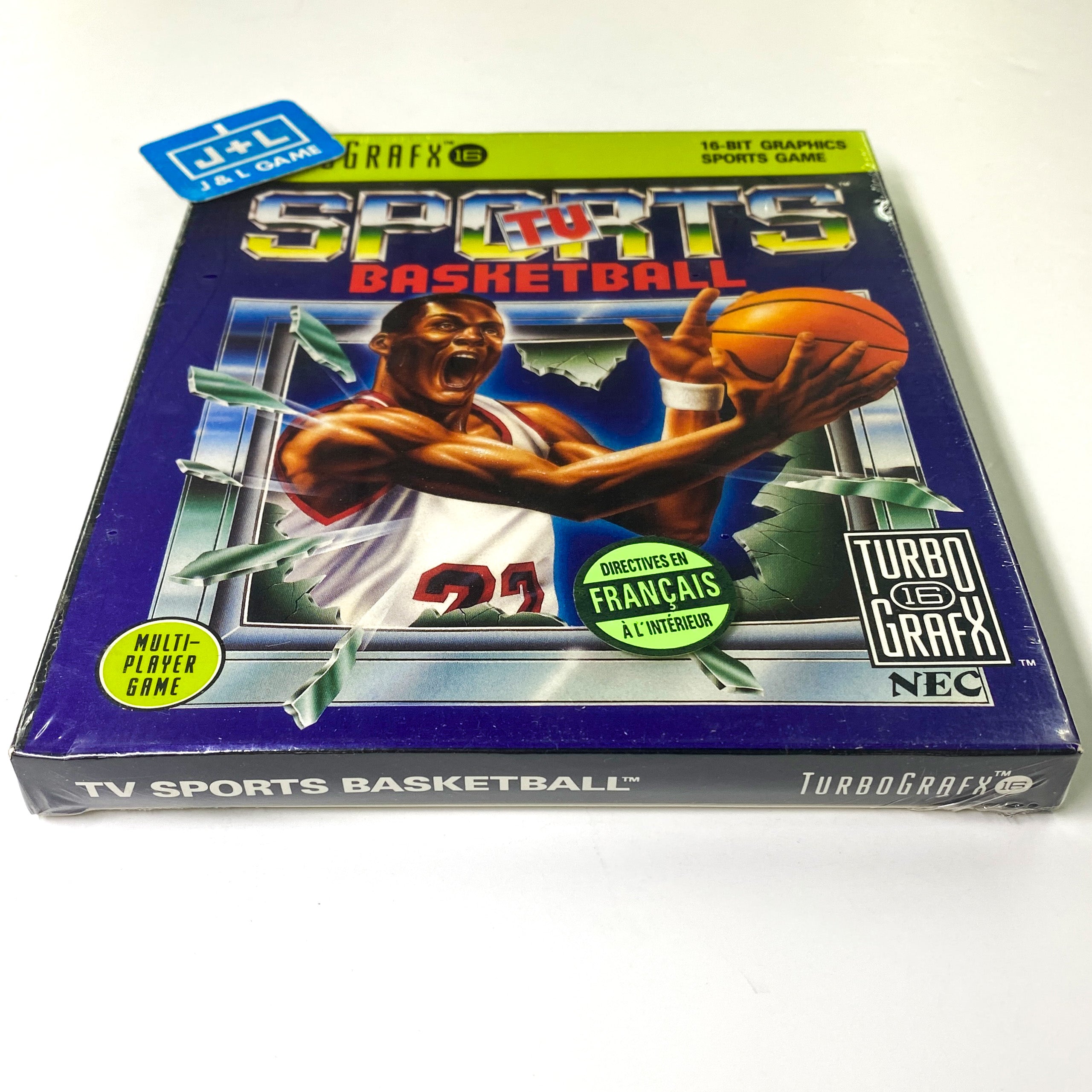 TV Sports Basketball - TurboGrafx-16 Video Games NEC   