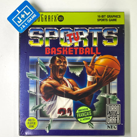 TV Sports Basketball - TurboGrafx-16 Video Games NEC   