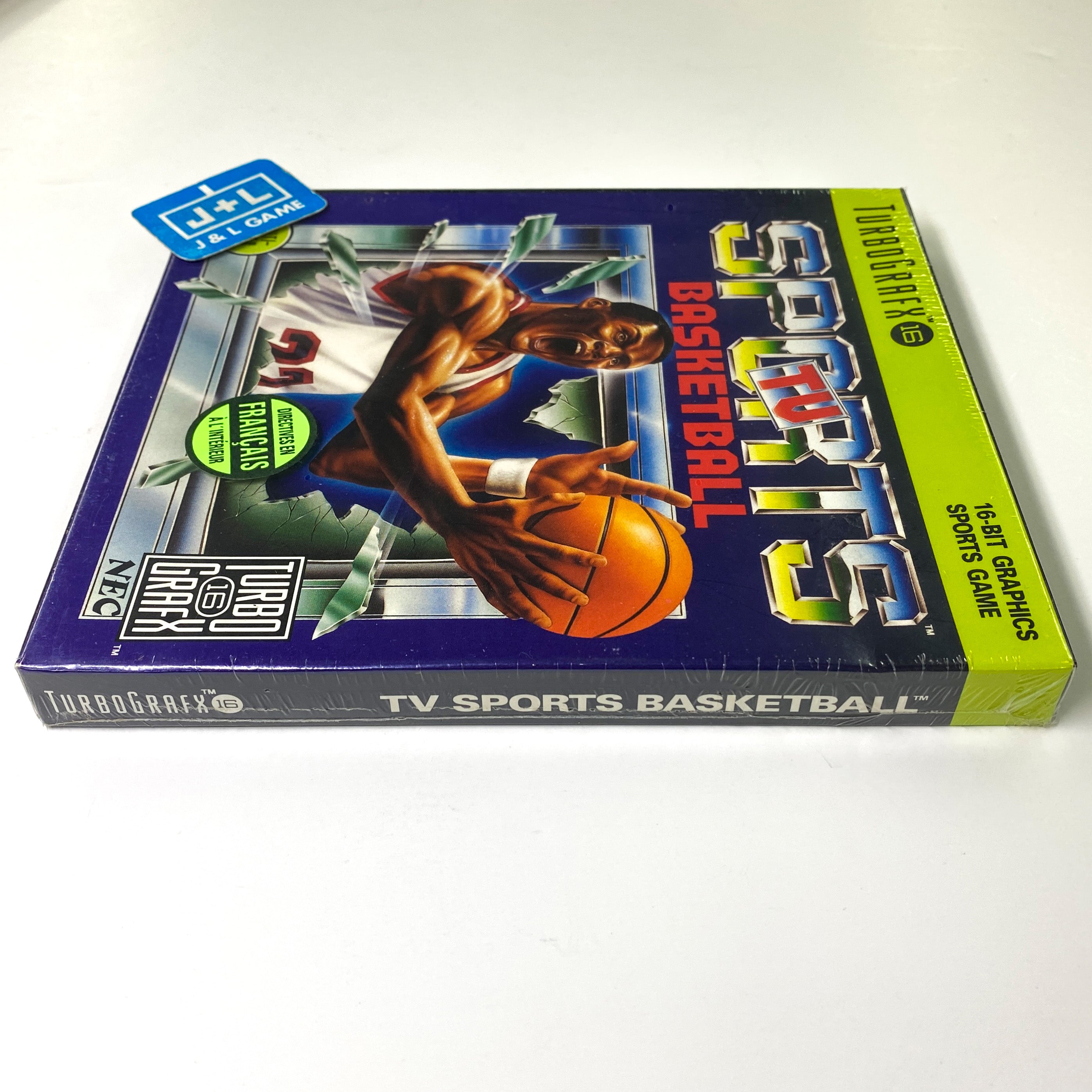 TV Sports Basketball - TurboGrafx-16 Video Games NEC   