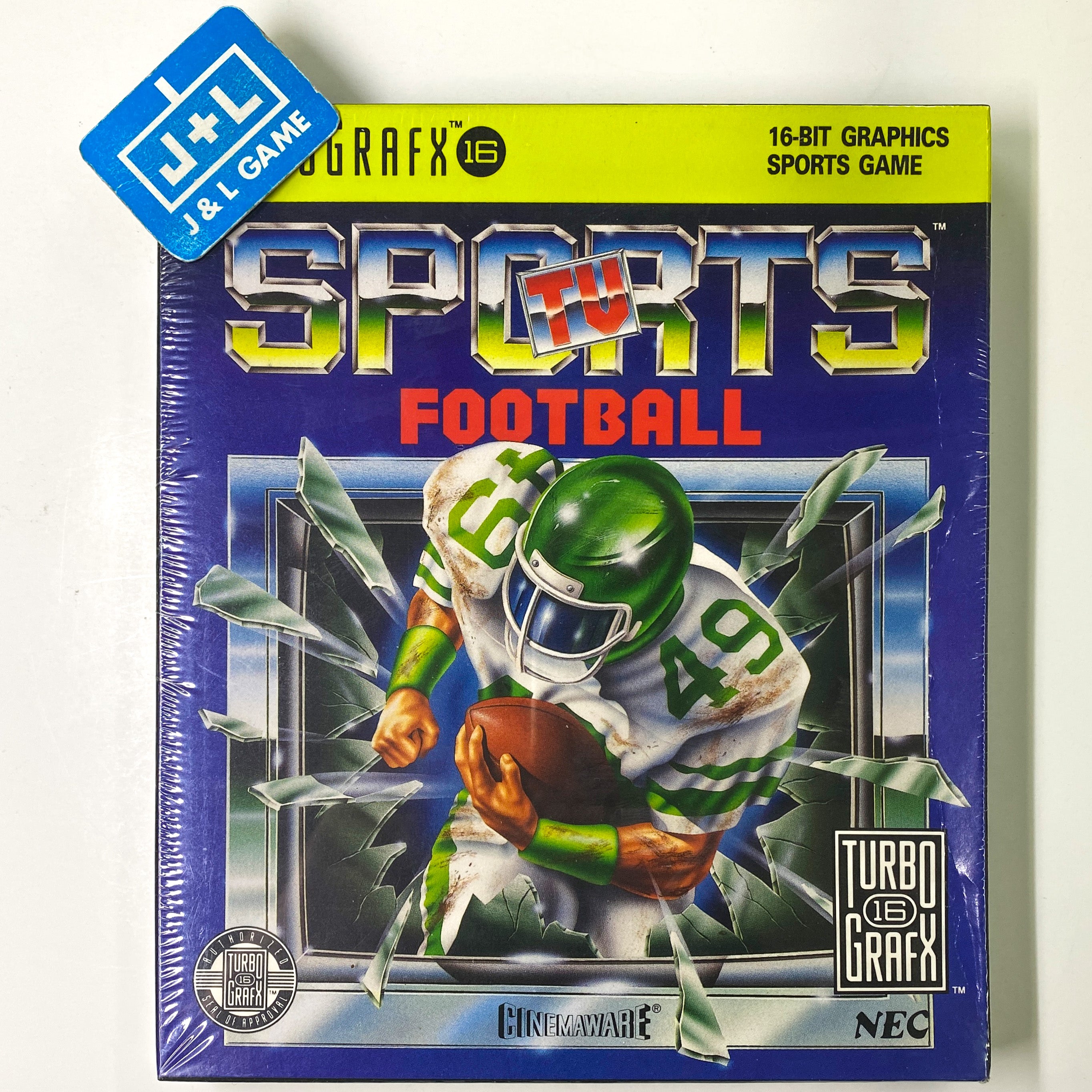 TV Sports Football - TurboGrafx-16 Video Games NEC   