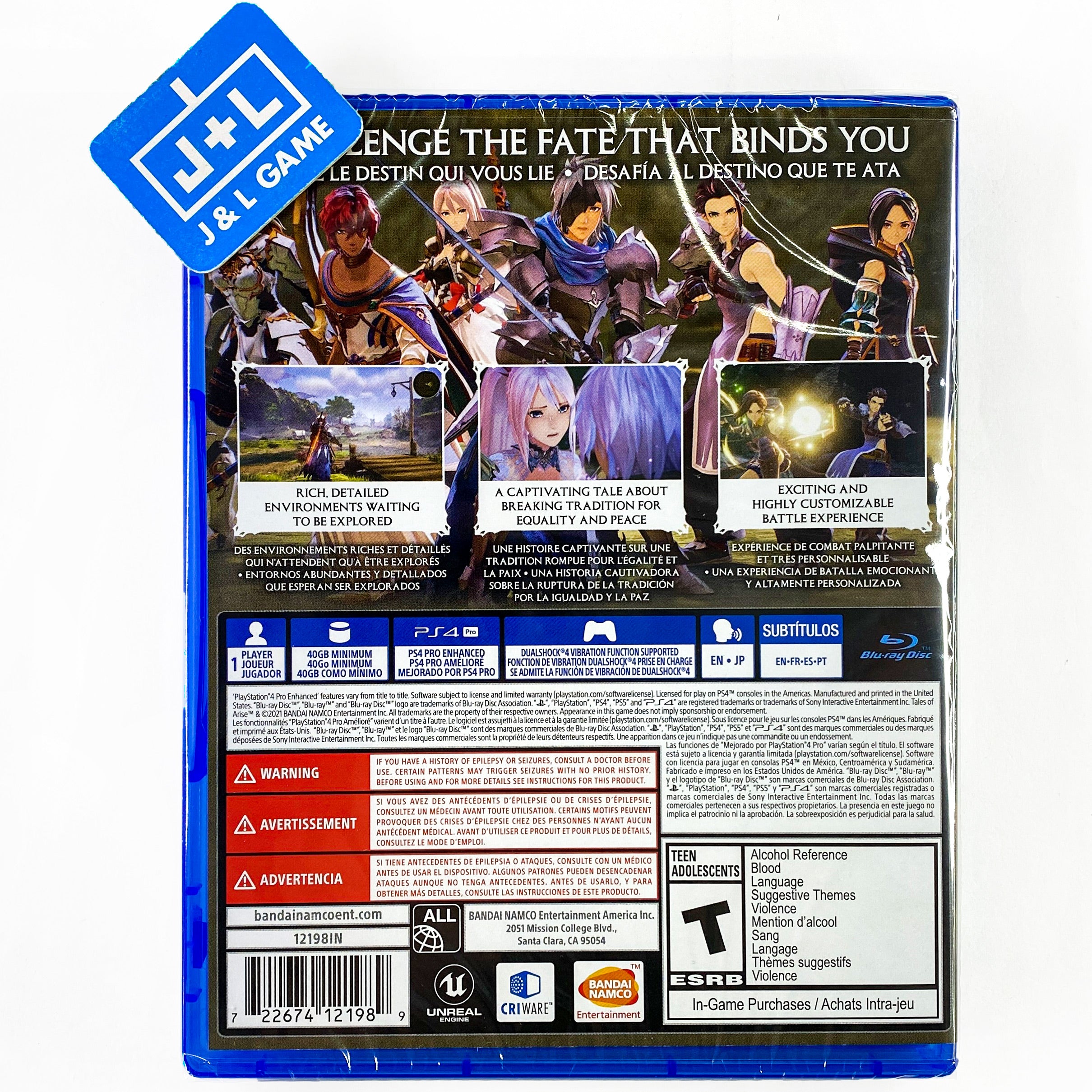 Tales of Arise - (PS4) PlayStation 4 Video Games BANDAI NAMCO Entertainment   