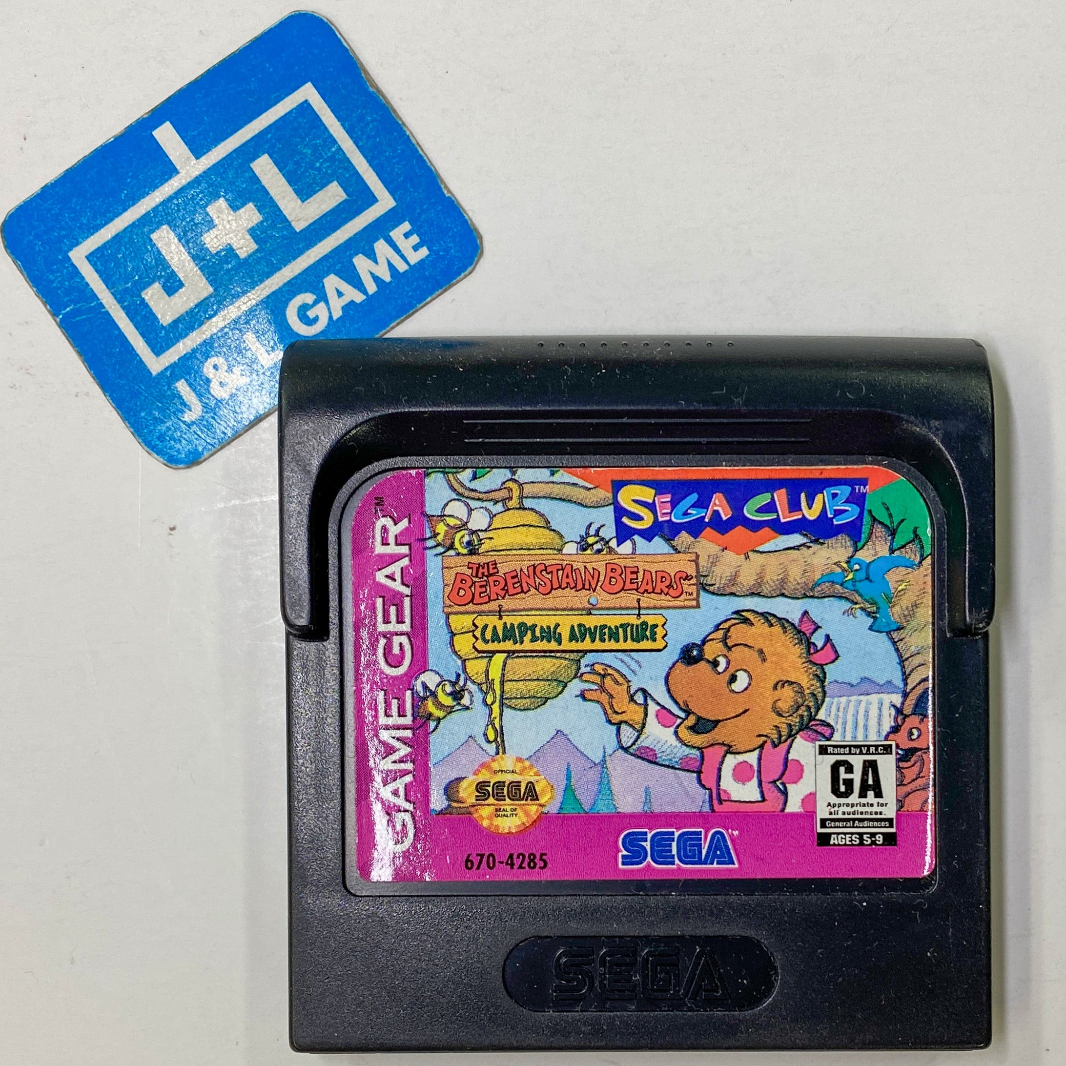 The Berenstain Bears: Camping Adventure - SEGA GameGear [Pre-Owned] Video Games Sega   