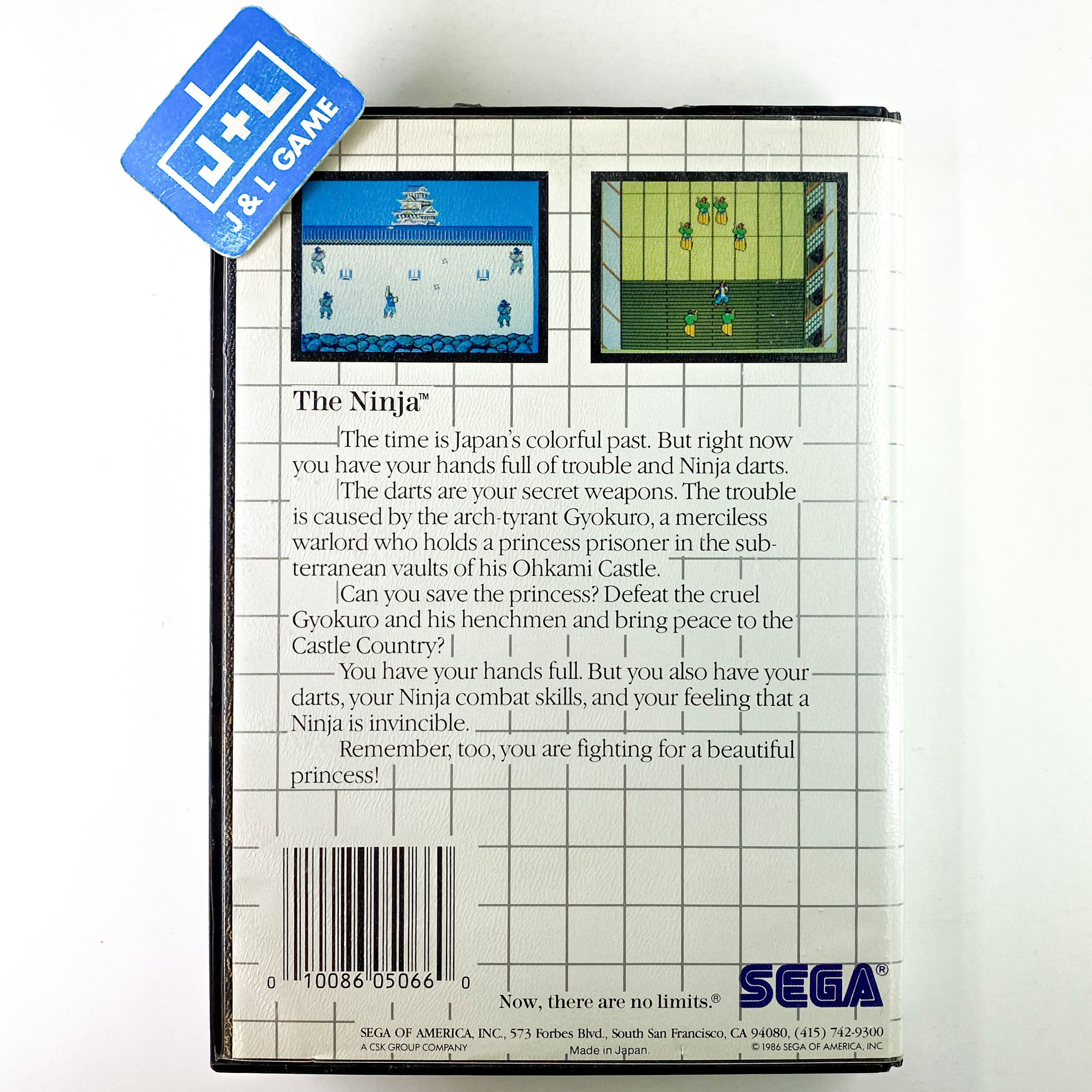 The Ninja - (SMS) SEGA Master System [Pre-Owned] Video Games Sega   