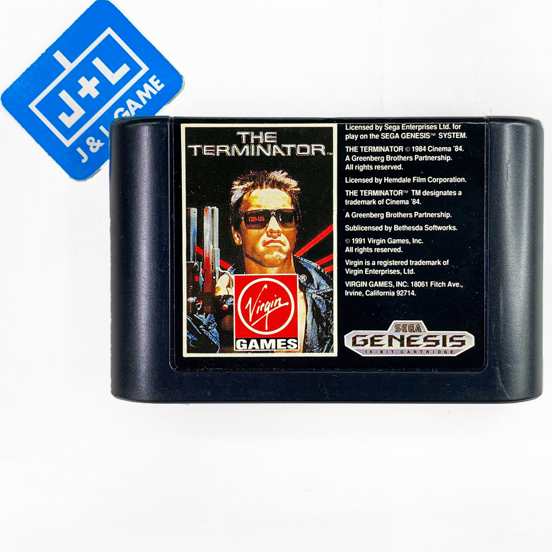 The Terminator - SEGA Genesis [Pre-Owned] Video Games Virgin Interactive   