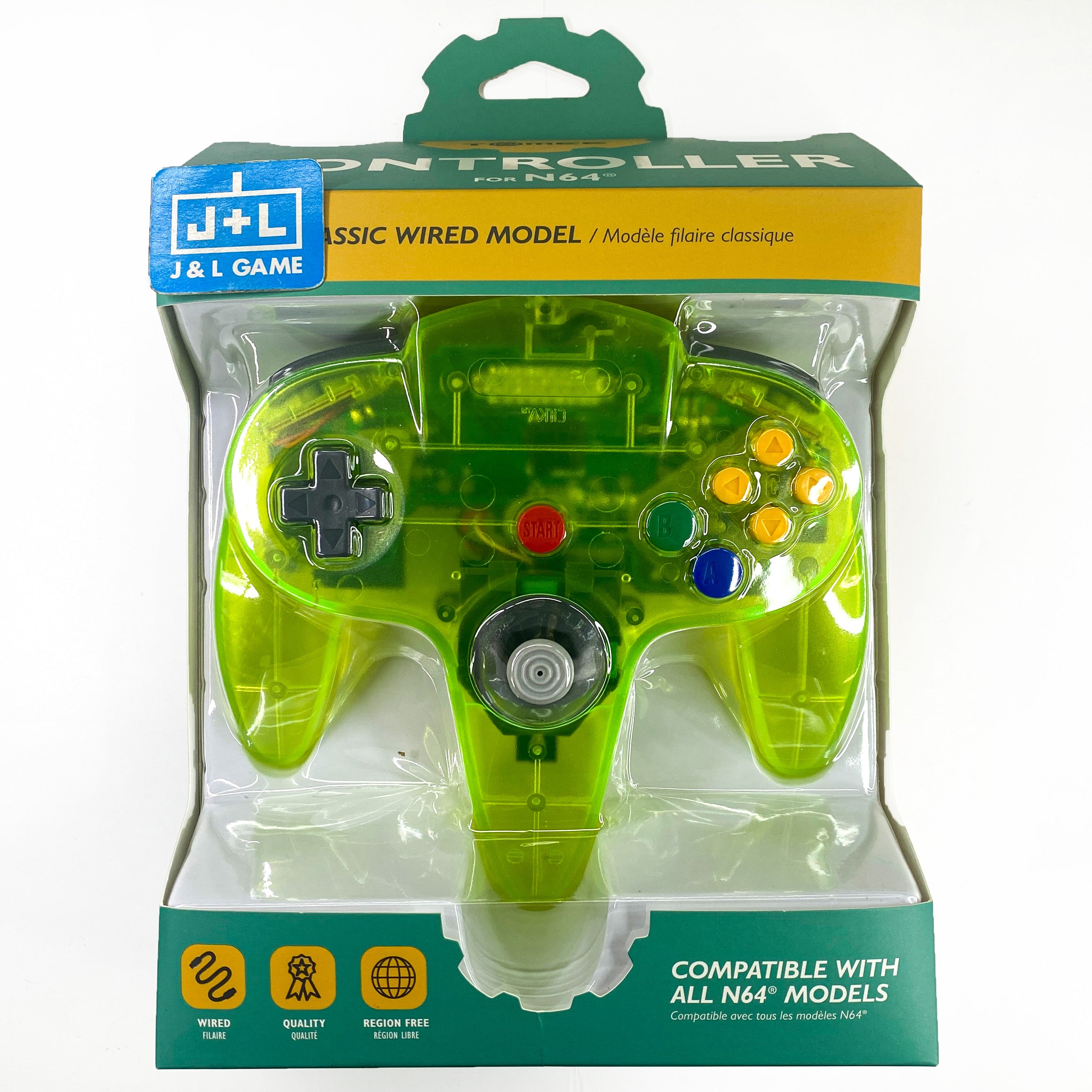 Tomee N64 Wired Controller (Cyanine/Jungle) - (N64) Nintendo 64 Accessories Tomee   