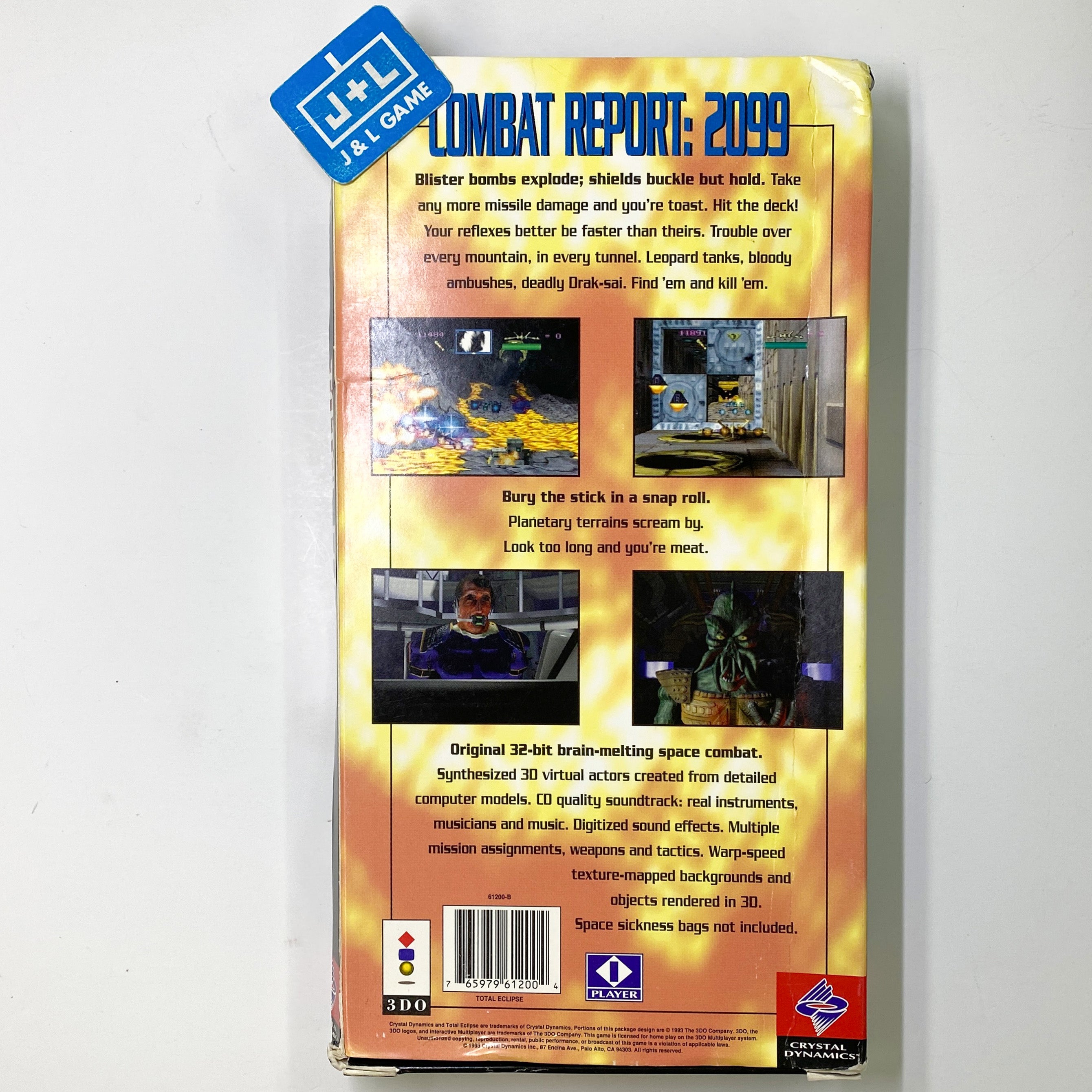 Total Eclipse (Long Box) - 3DO Interactive Multiplayer [Pre-Owned