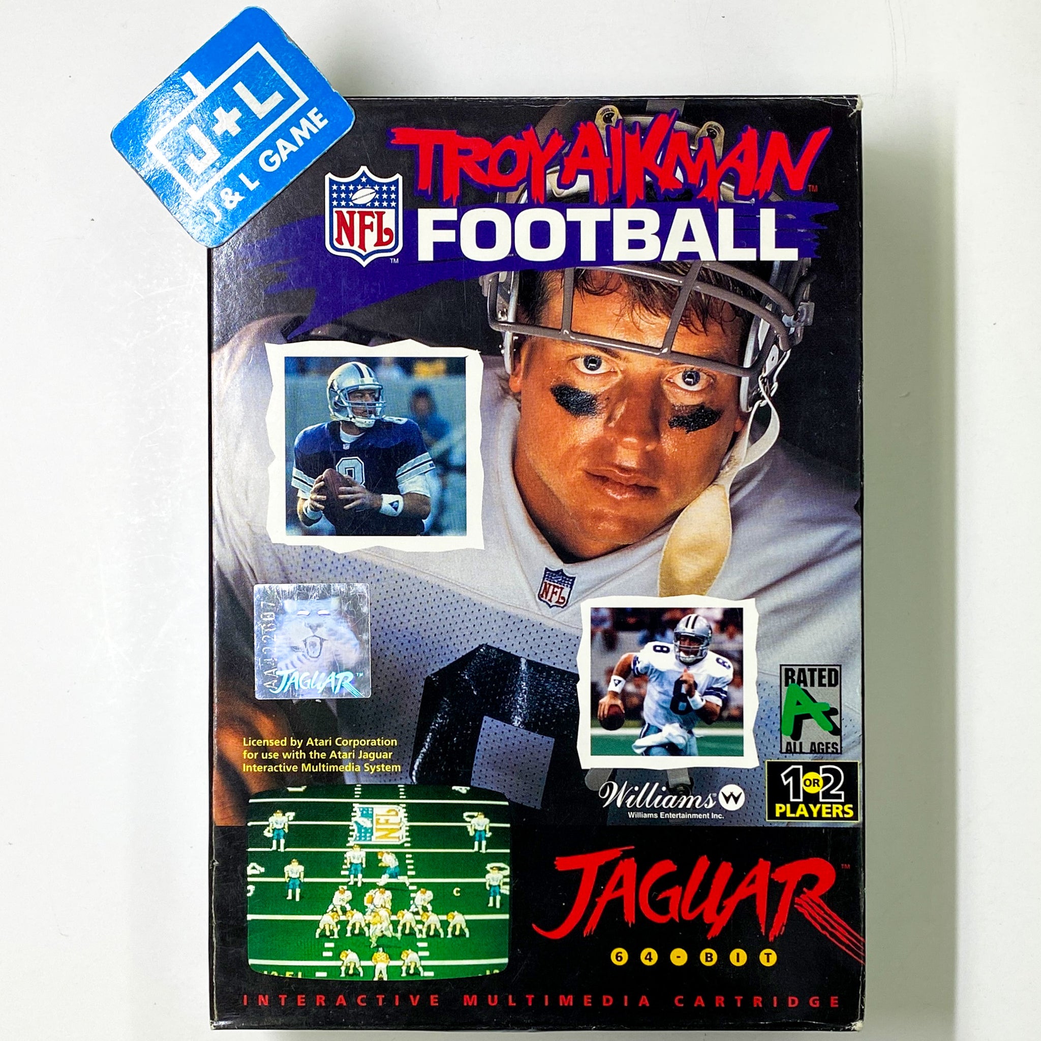 Troy Aikman NFL Football - Atari Jaguar [Pre-Owned] Video Games Williams   