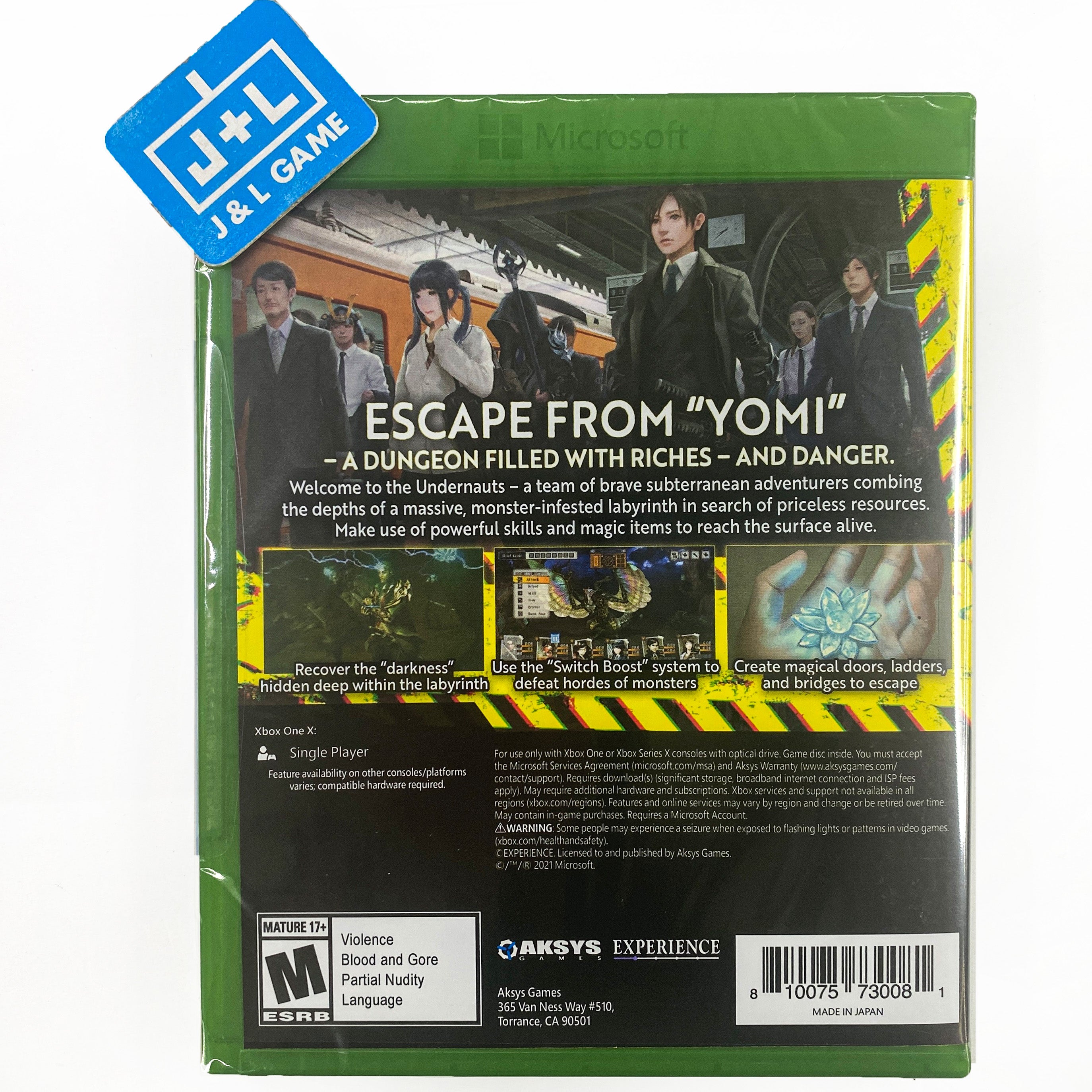 Undernauts: Labyrinth of Yomi - (XB1) Xbox One Video Games Aksys   