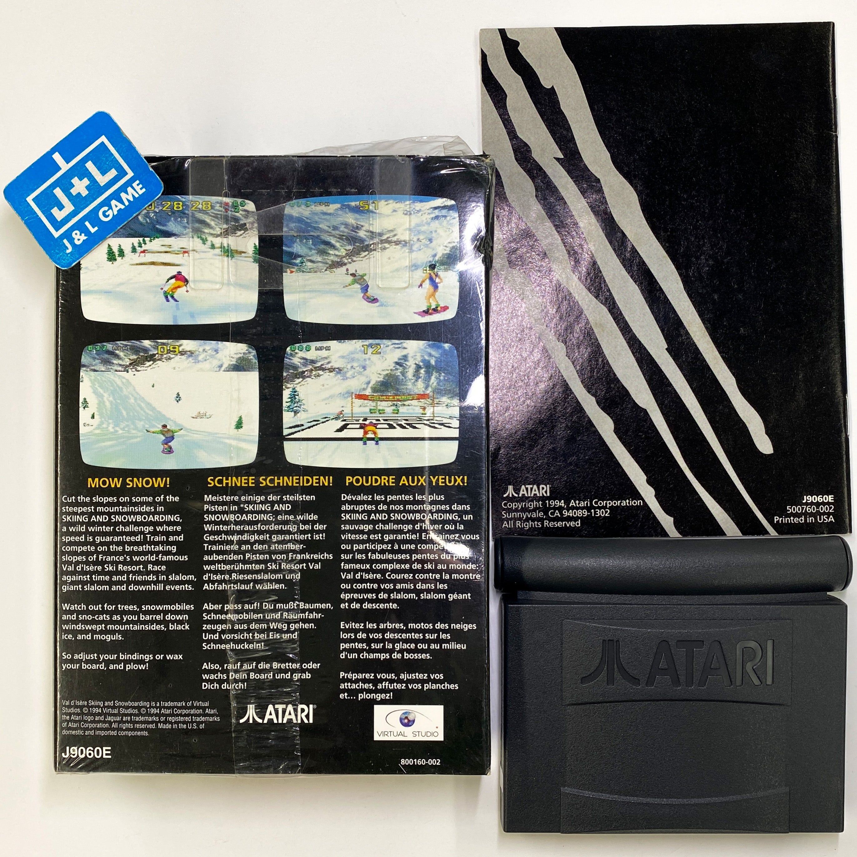 Val D'Isere Skiing and Snowboarding - Atari Jaguar [Pre-Owned] Video Games Atari Corporation   