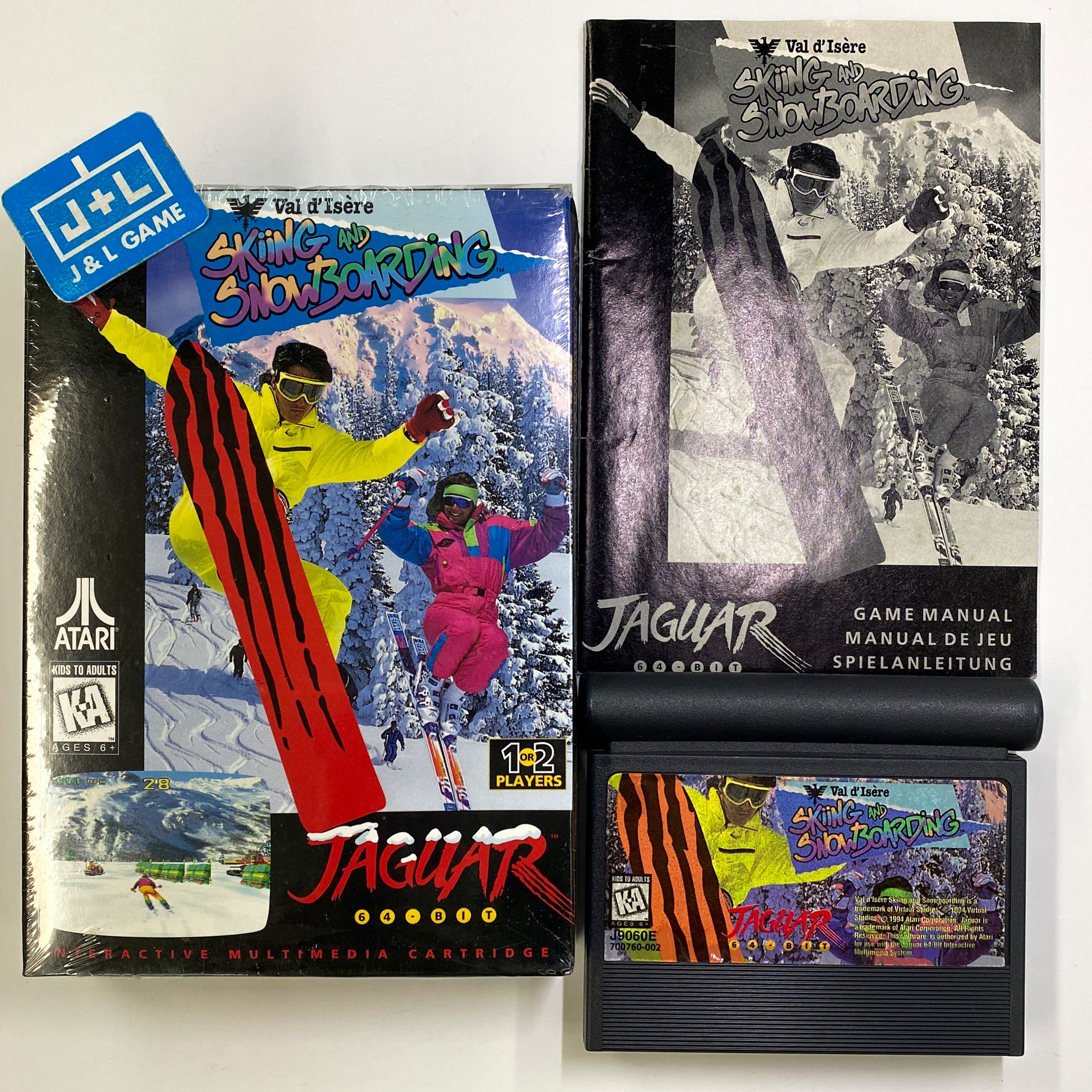 Val D'Isere Skiing and Snowboarding - Atari Jaguar [Pre-Owned] Video Games Atari Corporation   