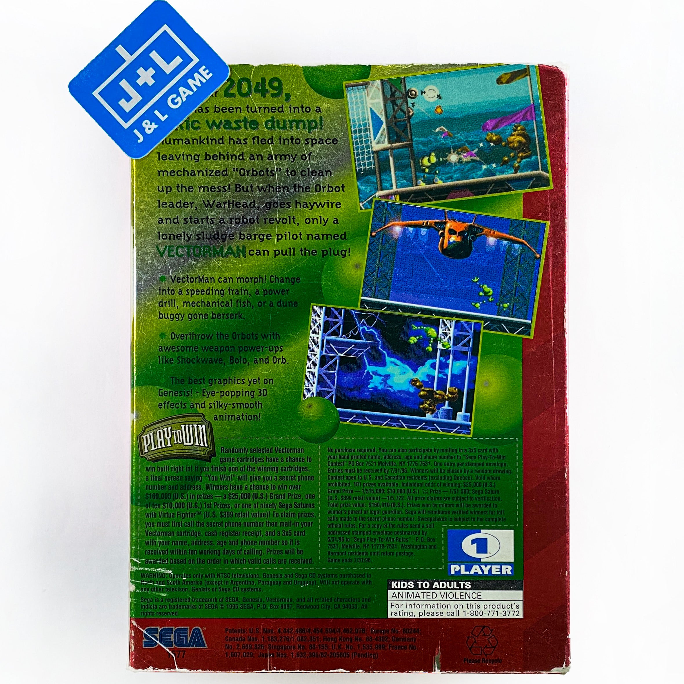 Vectorman - (SG) SEGA Genesis [Pre-Owned] Video Games Sega   