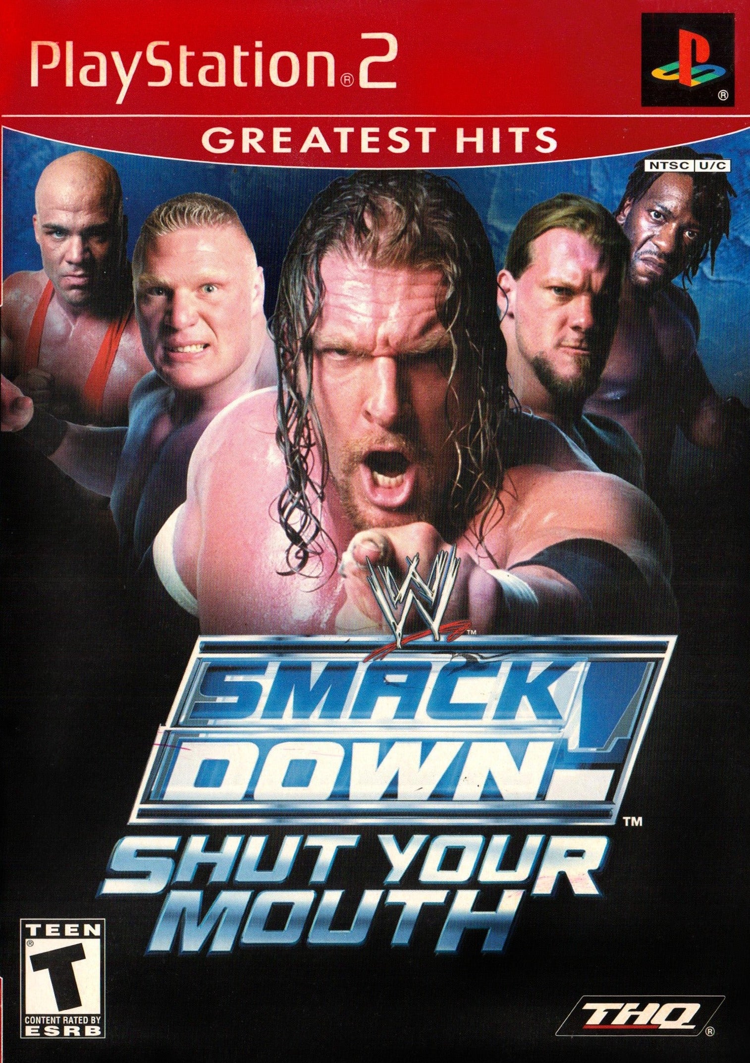WWE SmackDown! Shut Your Mouth (Greatest Hits) - (PS2) PlayStation 2 [Pre-Owned] Video Games THQ   
