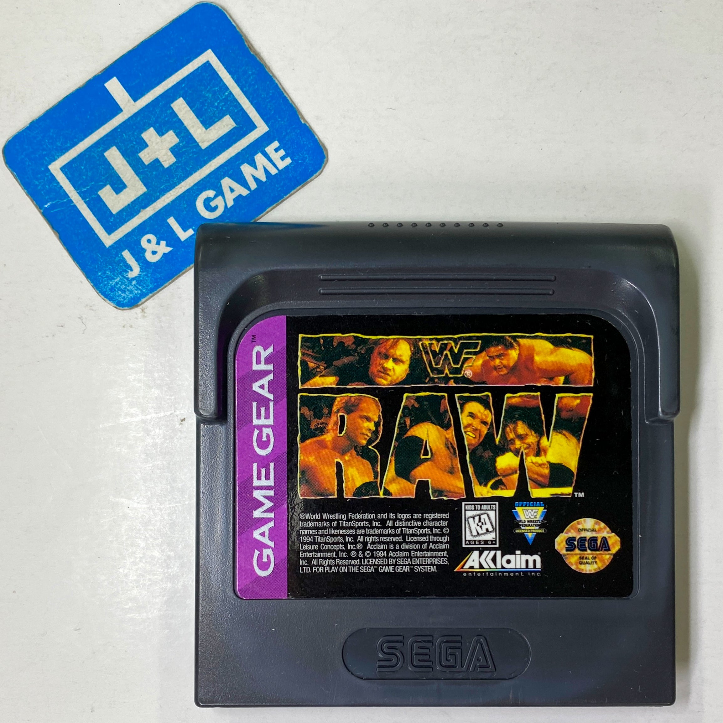 WWF Raw - (SGG) SEGA GameGear [Pre-Owned] Video Games Acclaim   