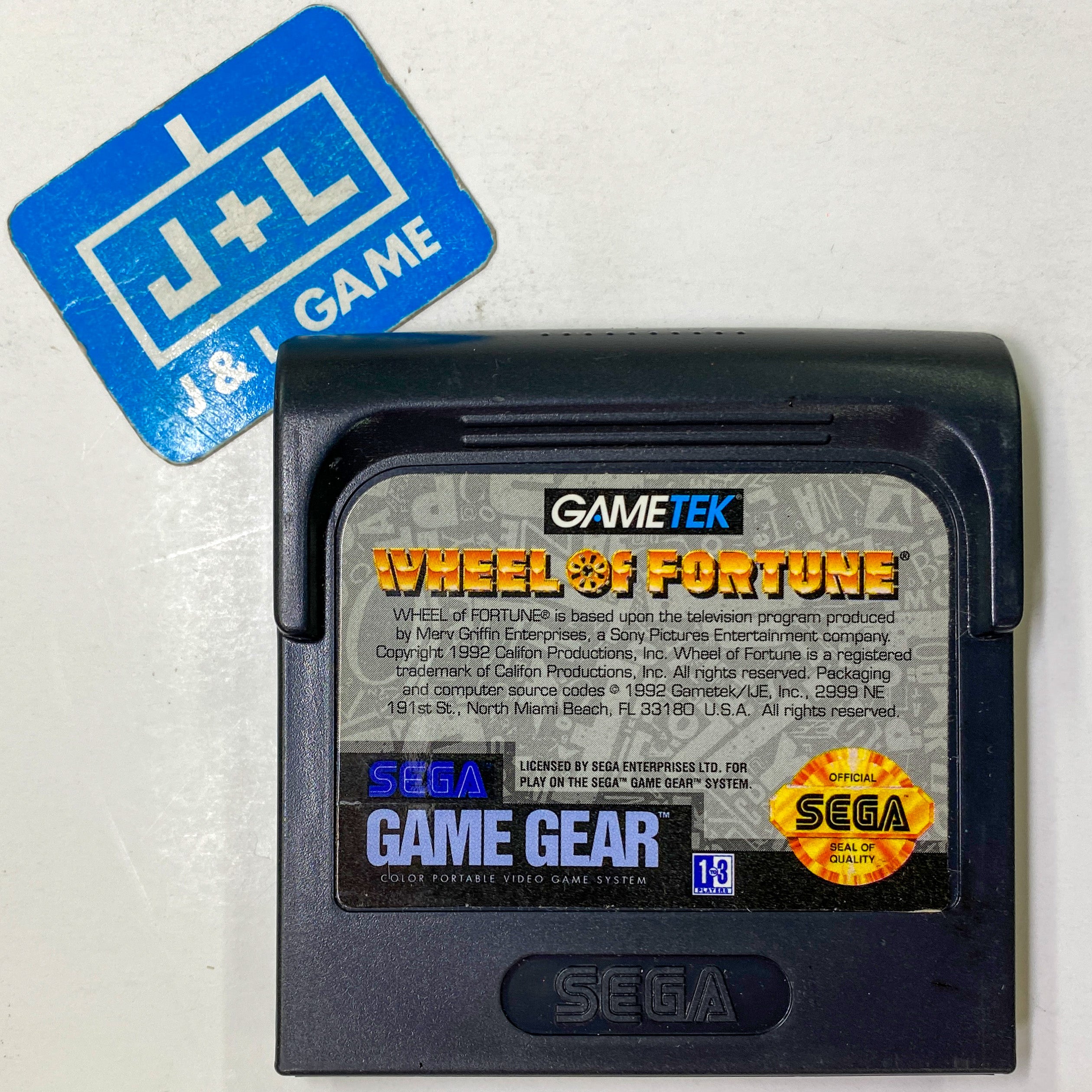 Wheel of Fortune: Featuring Vanna White - SEGA GameGear [Pre-Owned] Video Games GameTek   