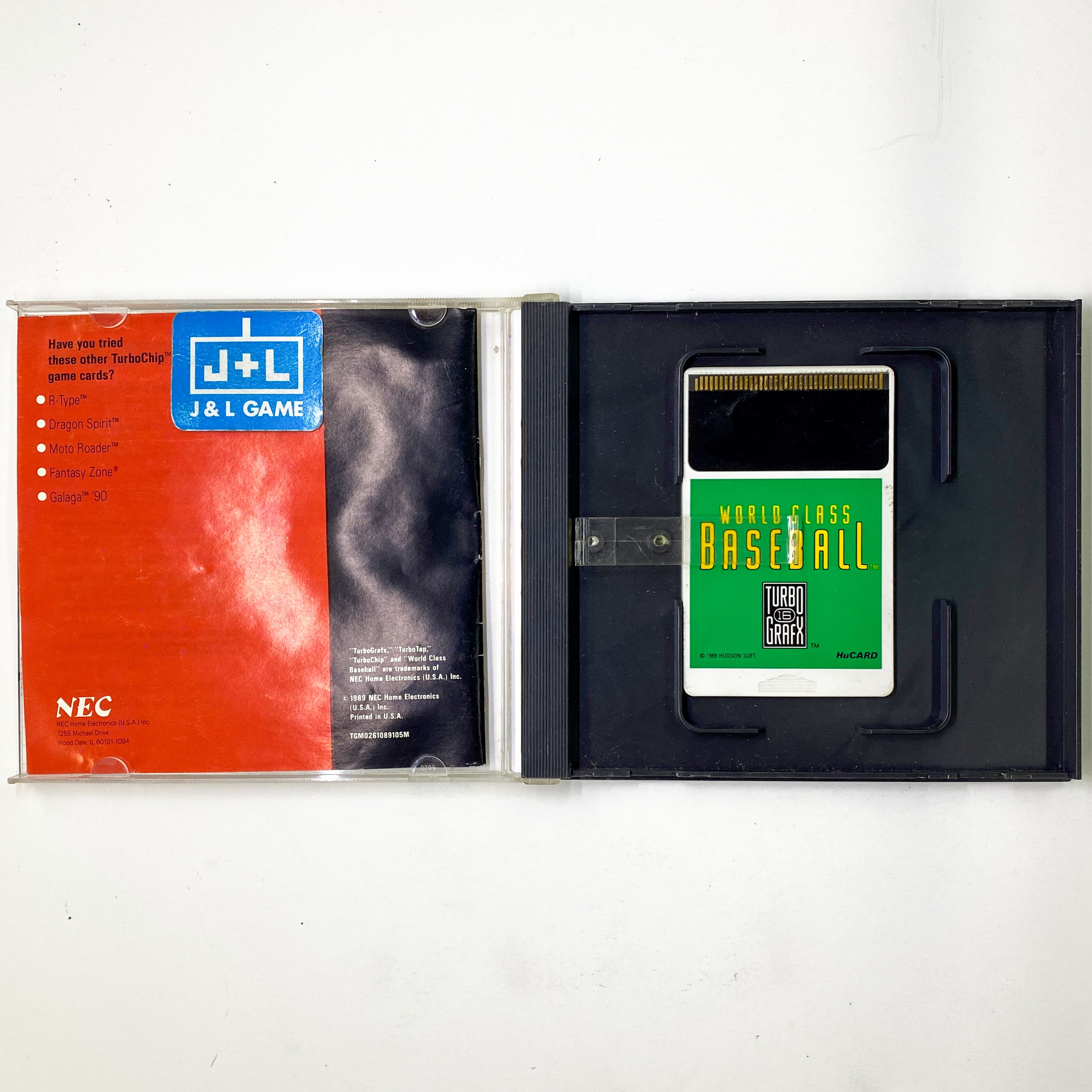 World Class Baseball - TurboGrafx-16 [Pre-Owned] Video Games NEC Interchannel   