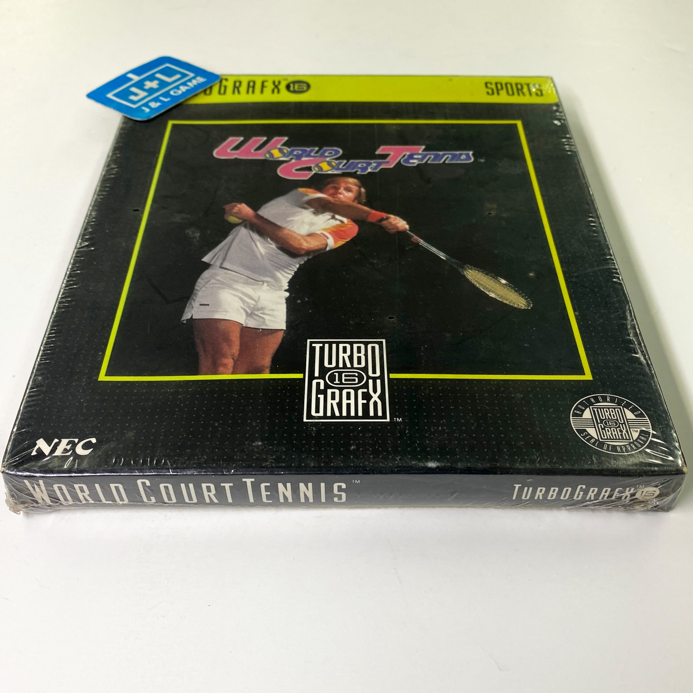 World Court Tennis - TurboGrafx-16 Video Games NEC   