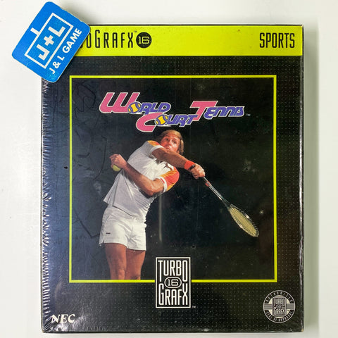 World Court Tennis - TurboGrafx-16 Video Games NEC   
